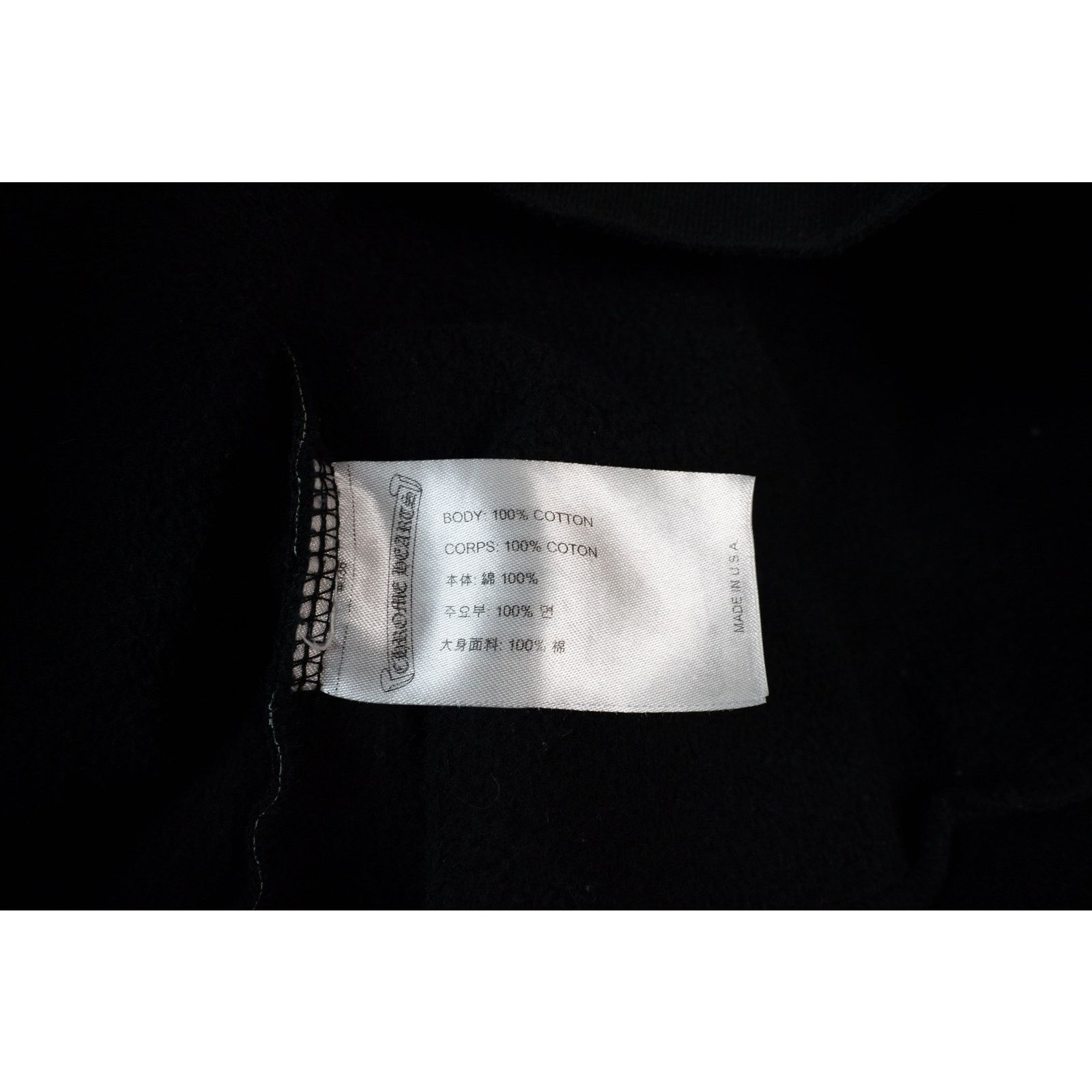 Chrome Hearts Stencil Hoodie 'Black/Multicolor' Size US S / EU 44-46 / 1 - 5 Thumbnail