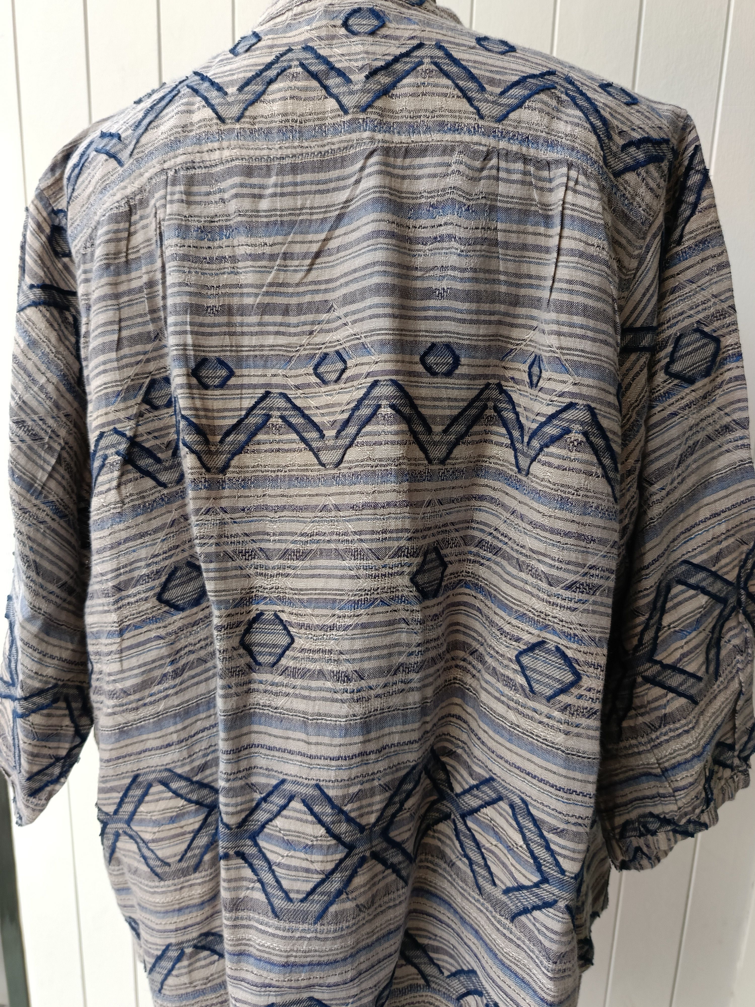 Issey Miyake × Japanese Brand Plantation by Issey Miyake Japan linen 3/4 sleeve shirt Size M / US 6-8 / IT 42-44 - 16 Thumbnail