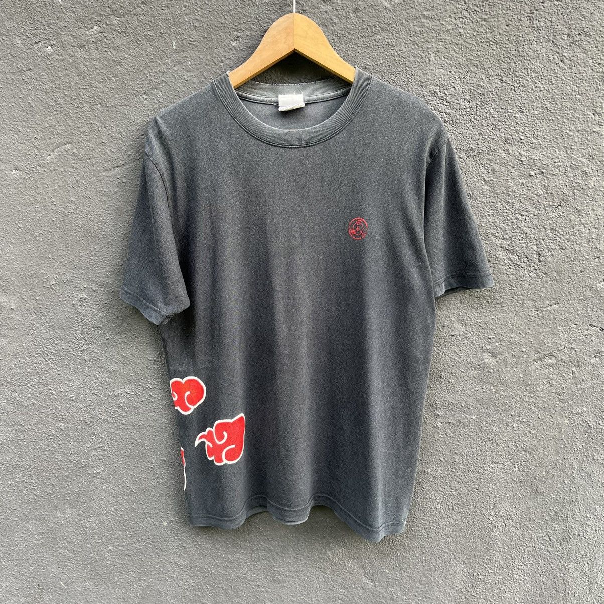 Anime Thrashed Faded Akatsuki Group Naruto Japanese Anima Tee Size US M / EU 48-50 / 2 - 1 Thumbnail