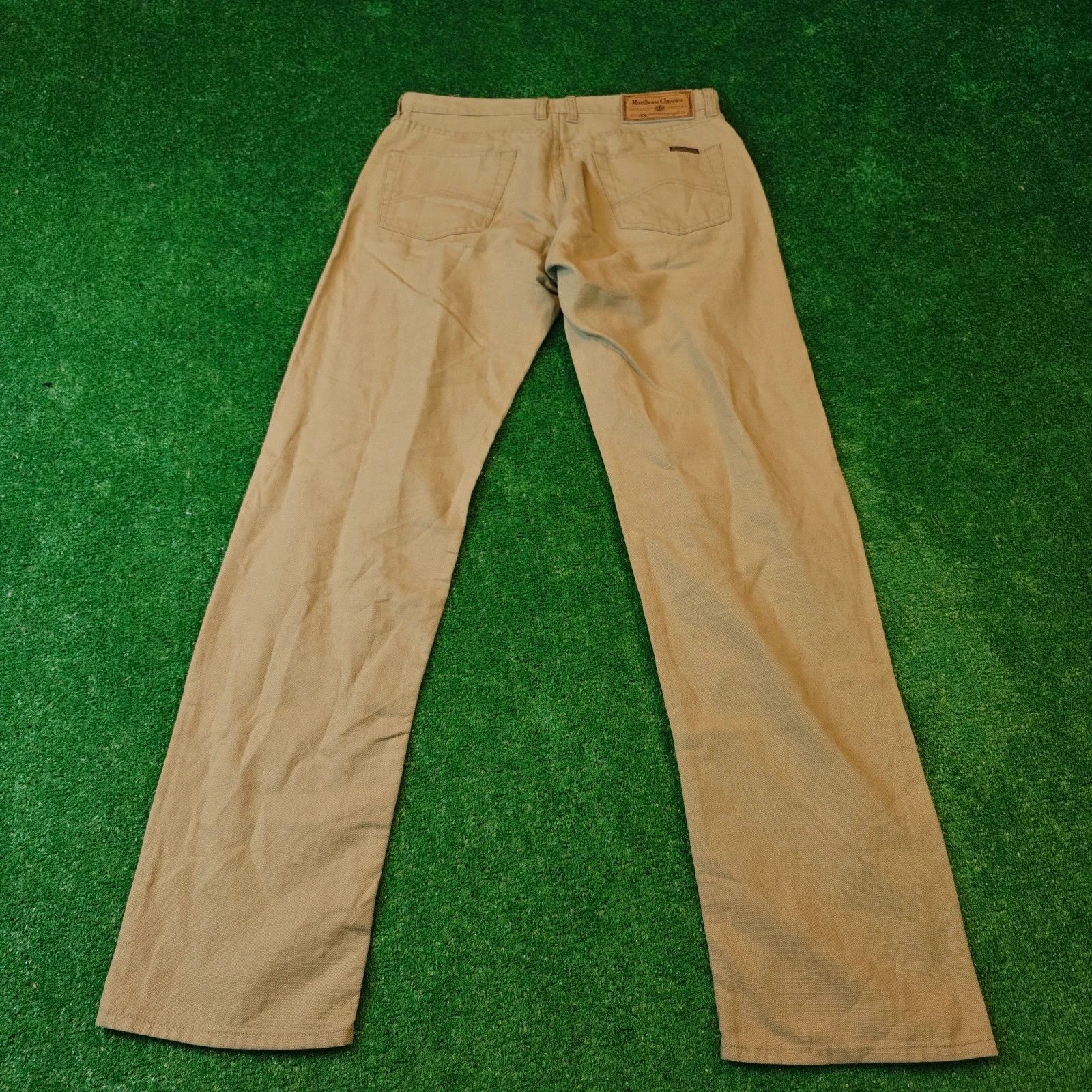 Marlboro Classics Vintage Marlboro Classics Jeans Mens 32x34 Straight beige Size US 32 / EU 48 - 2 Thumbnail