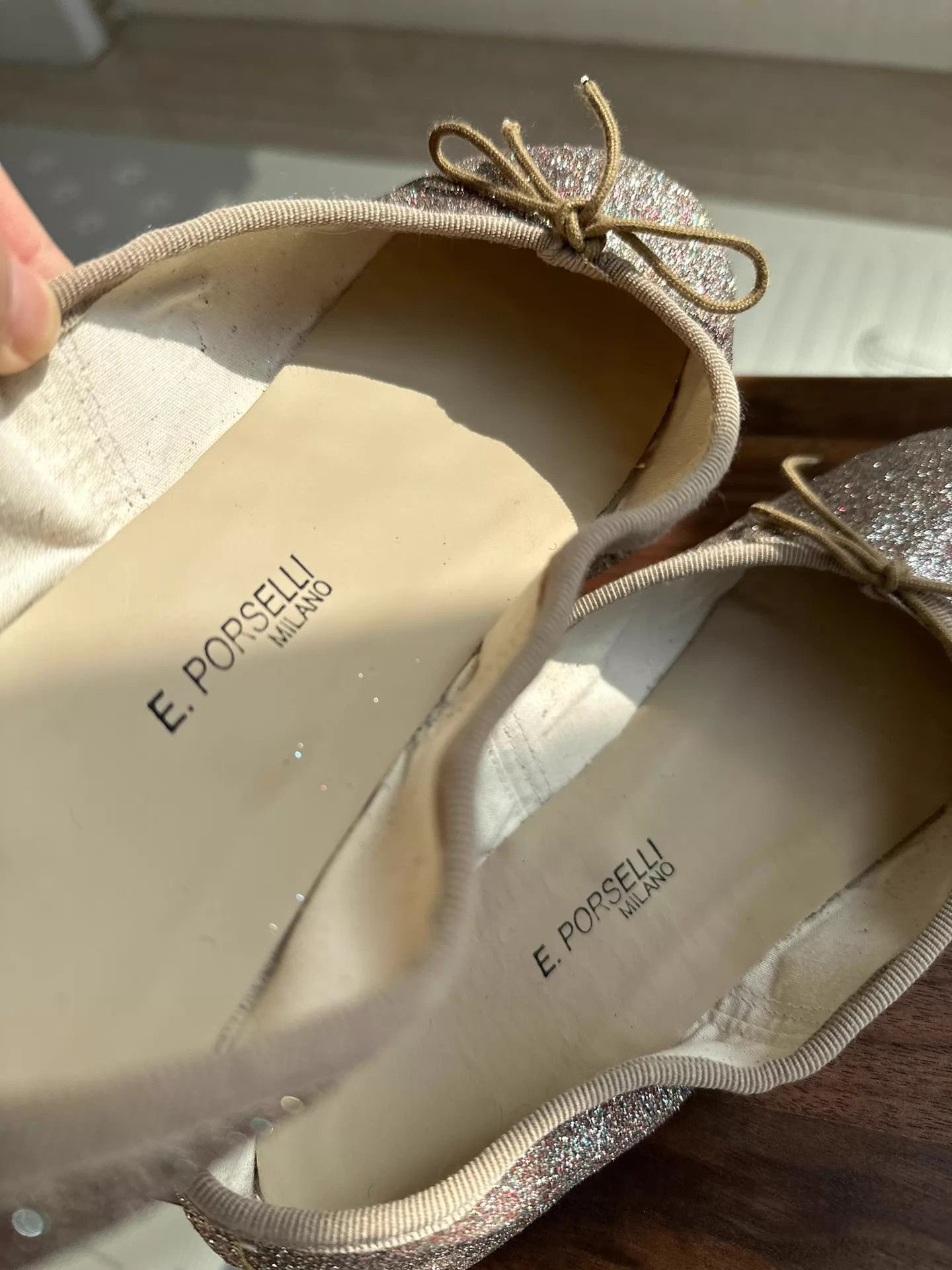 Other Porselli Italian Handmade Ballet Flats NWT 14 (36) Size US 5.5 / IT 35.5 - 5 Thumbnail