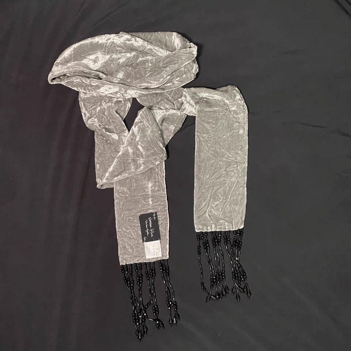 Rare NUMBER (N)INE Scarf ナンバーナイン スカーフ Number (N)ine Number Nine 09AW Silver Scarf | Grailed