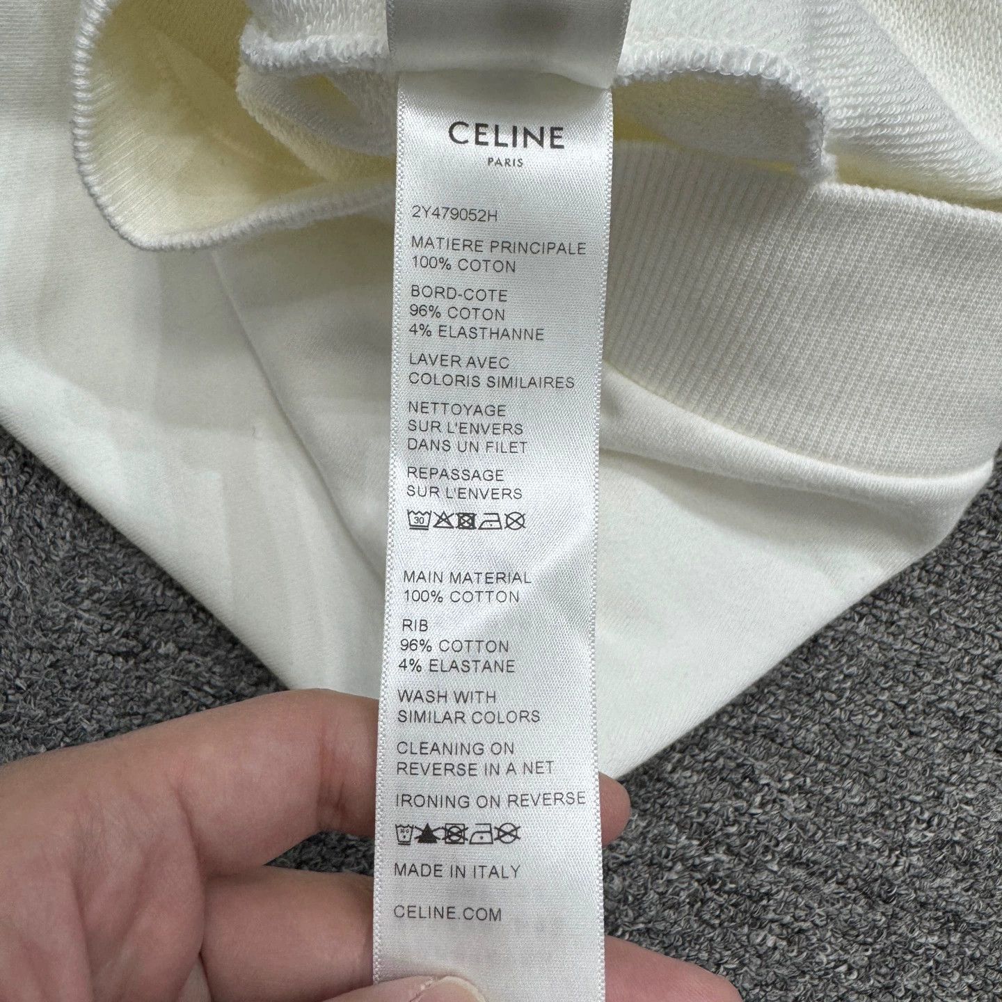 Celine Celine Checkered Rivet Hoodie S Size US S / EU 44-46 / 1 - 3 Thumbnail