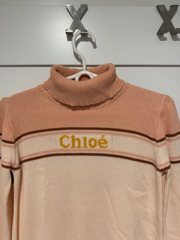 Chloe Chloe sweater S cotton jumper with Chloé collar Size S / US 4 / IT 40 - 3 Thumbnail
