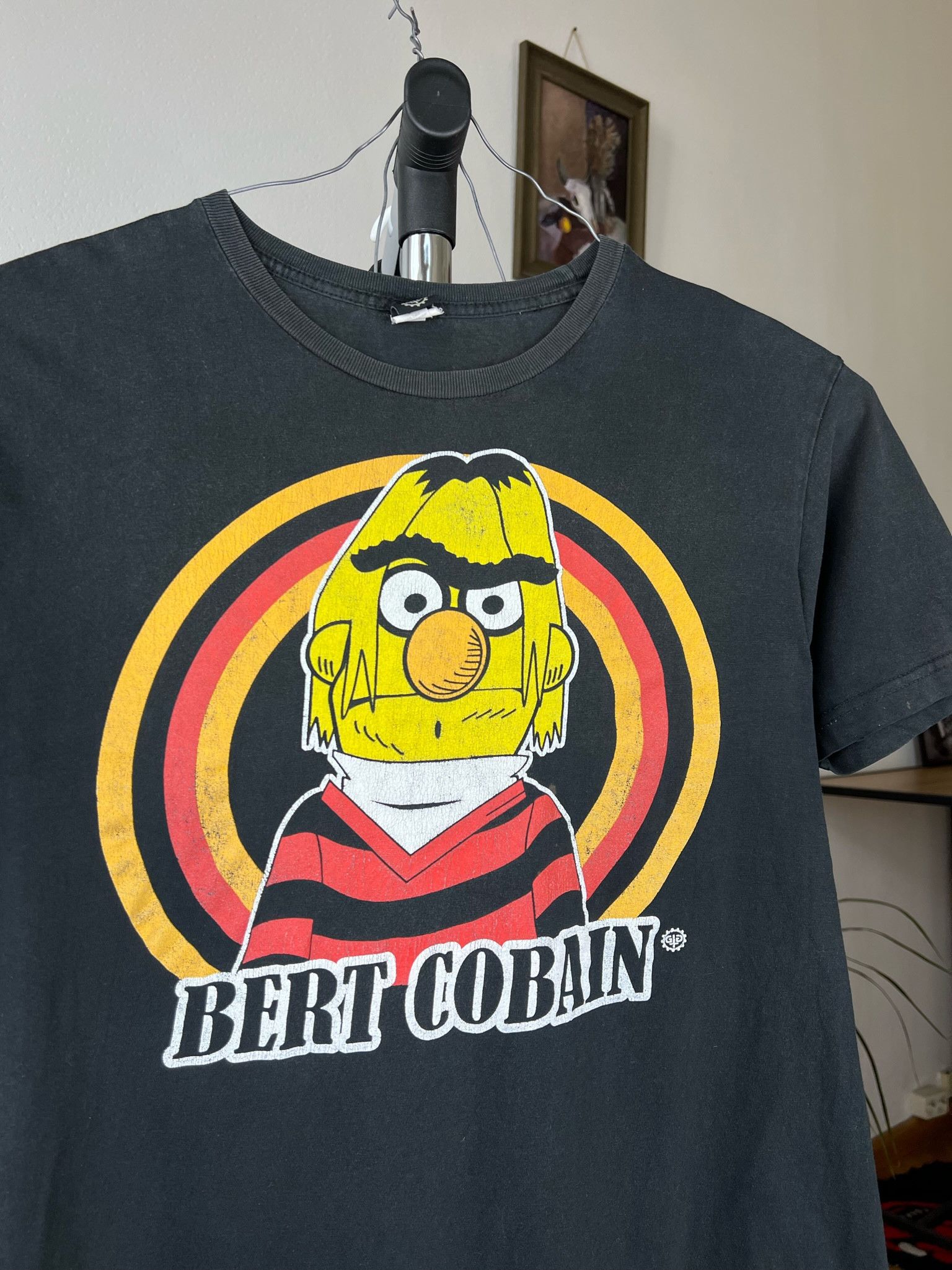 Cartoon Network Bert and Ernie Sesame Street tshirt nirvana kurt cobain Size US M / EU 48-50 / 2 - 2 Thumbnail