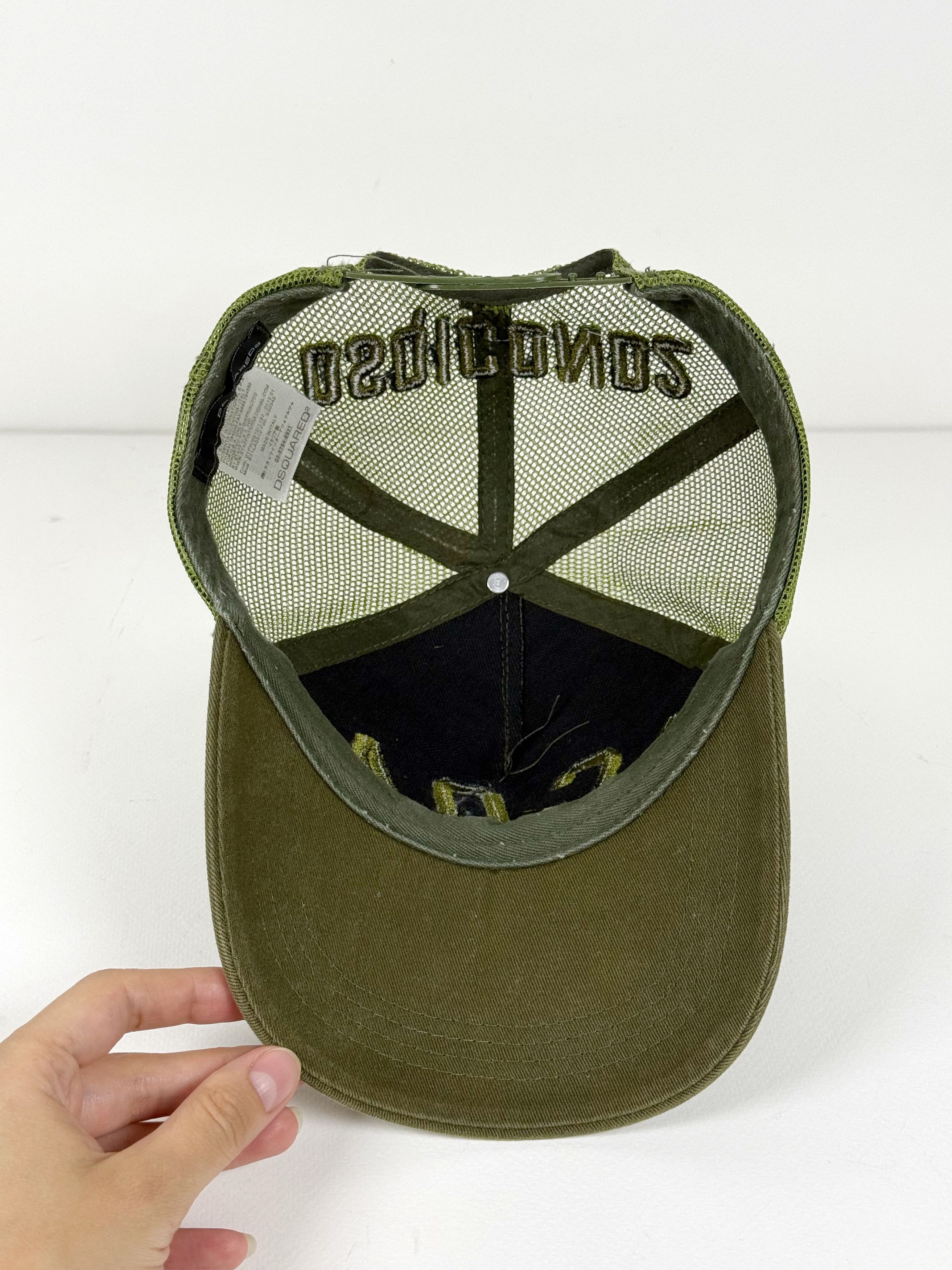 Dsquared2 Vintage Dsquared2 Icon Trucker Cap Hat Size ONE SIZE - 5 Thumbnail
