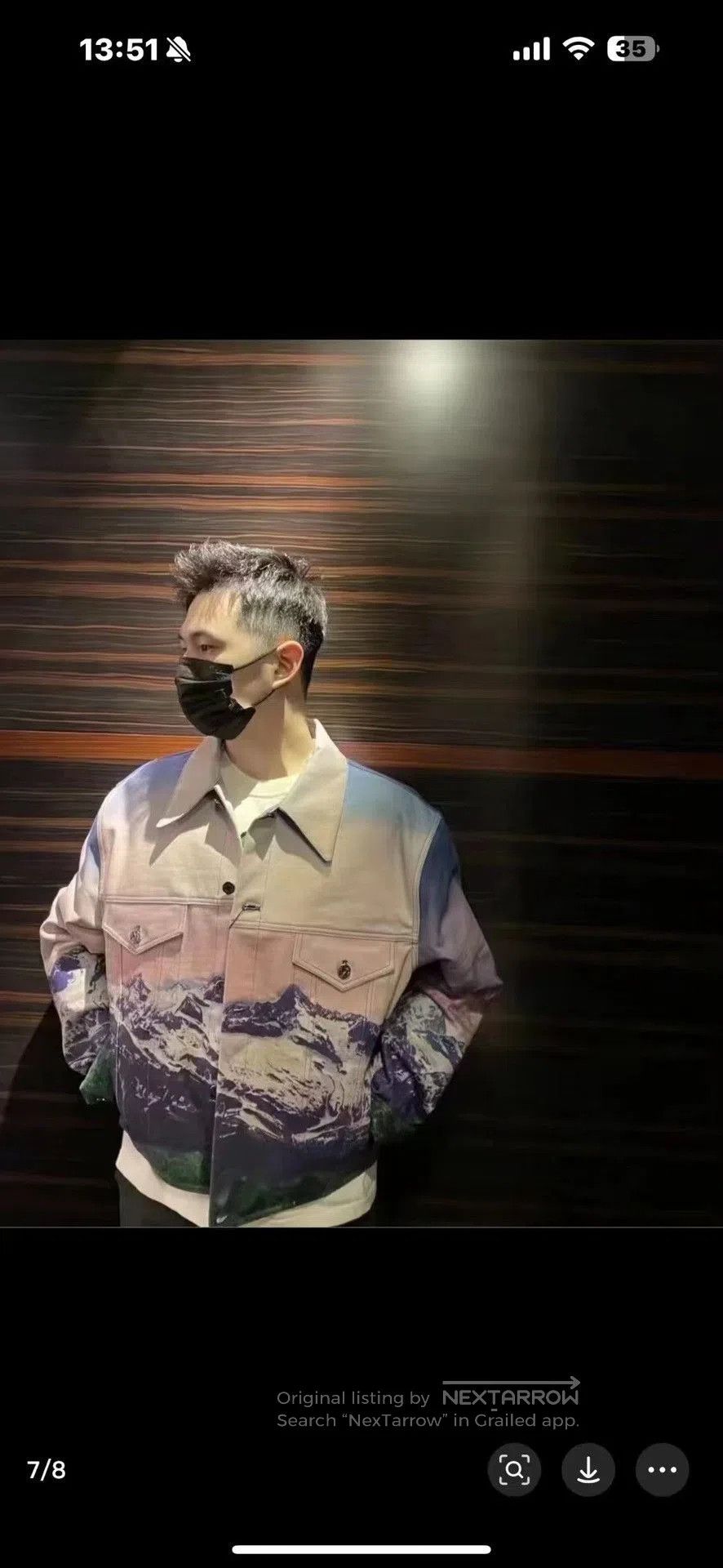 Louis Vuitton LV Landscape Snow Mountain Jacket. Size US S / EU 44-46 / 1 - 5 Thumbnail