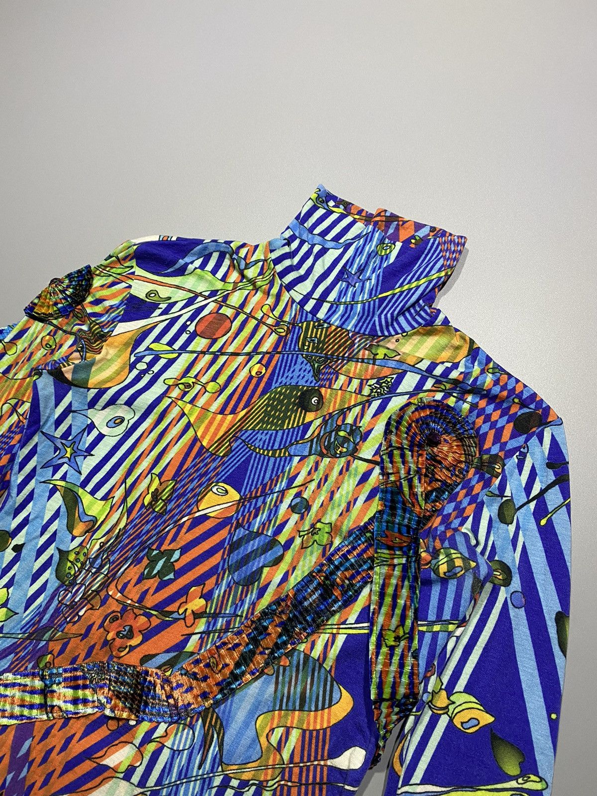 Issey Miyake SS14 Printed Top Size M / US 6-8 / IT 42-44 - 2 Thumbnail