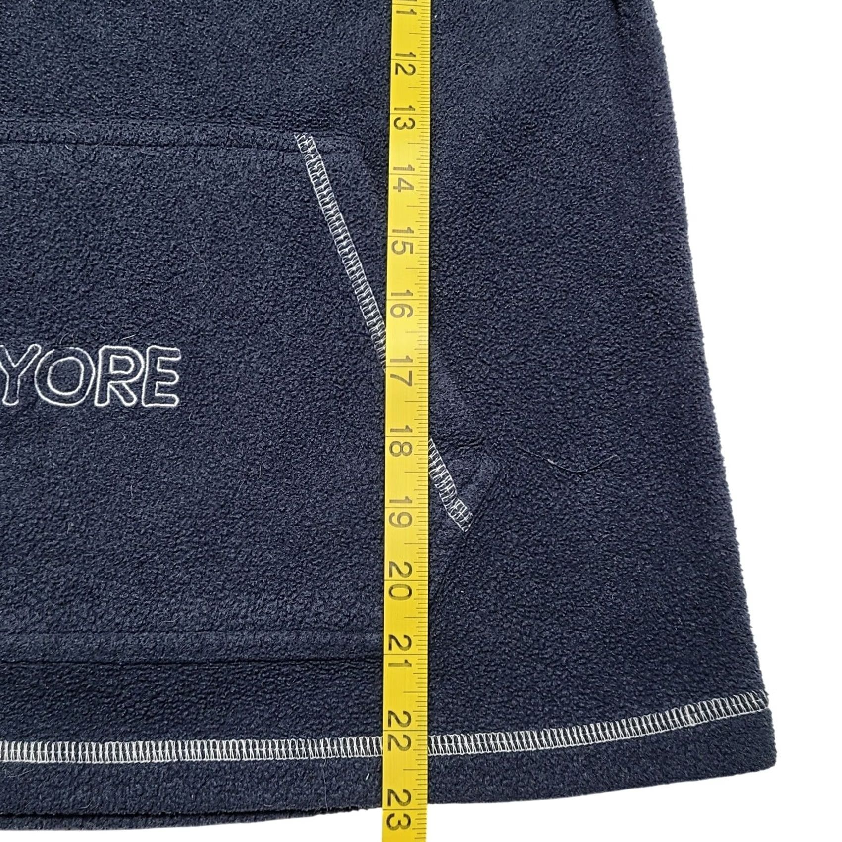 Disney VINTAGE Disney Eeyore Women's Fleece Hooded Pullover M Hooded Pullover Blue Pooh Mens Womens Girls Size M / US 6-8 / IT 42-44 - 4 Thumbnail