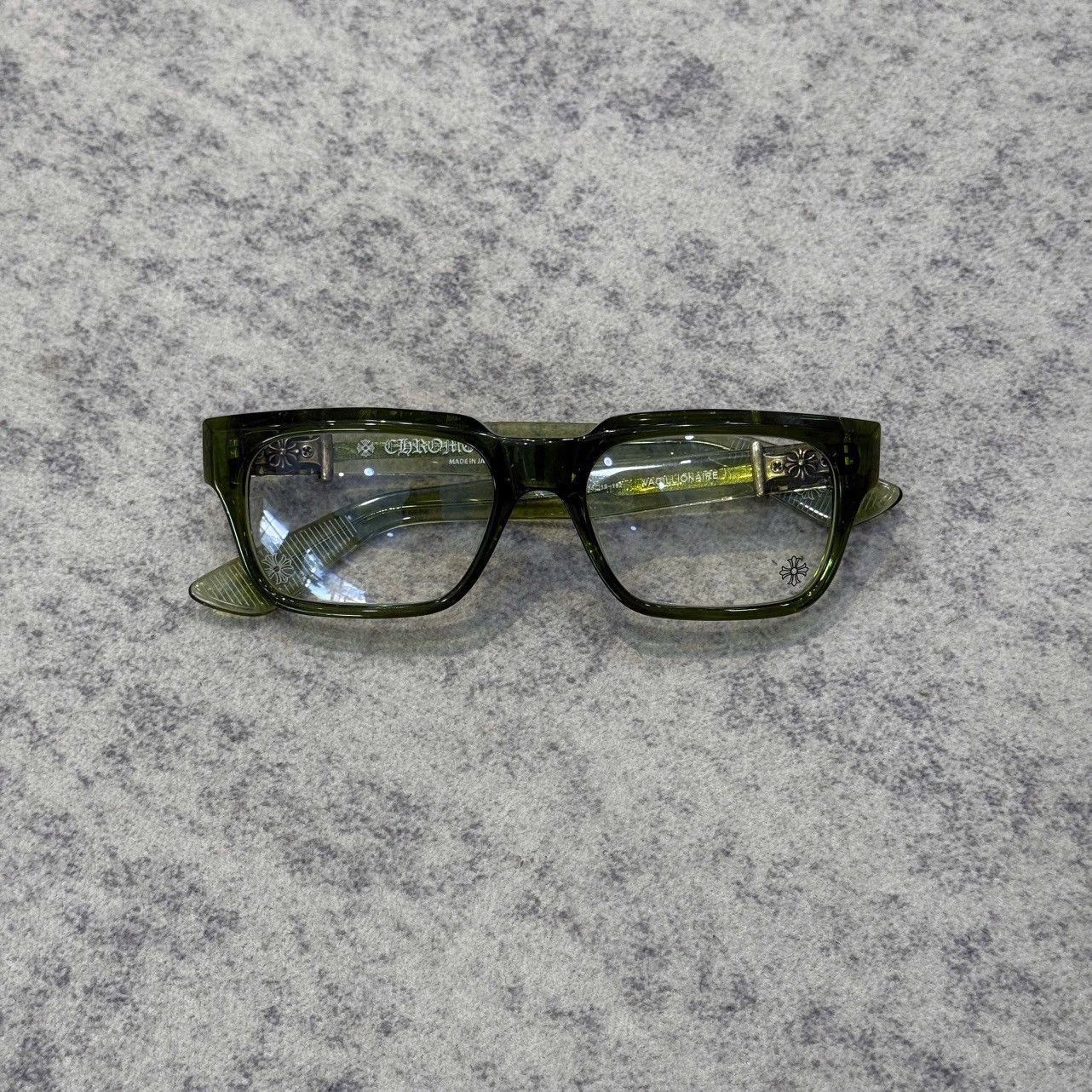 Chrome Hearts Chrome Hearts VAGILLIONAIRE I DARK OLIVE Size ONE SIZE - 6 Thumbnail