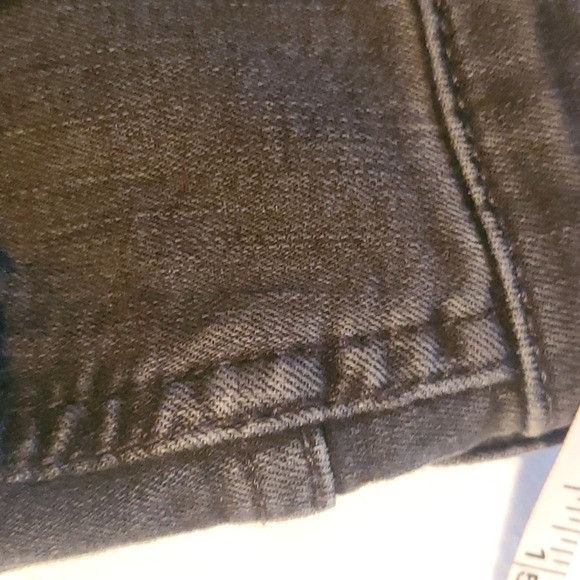 Madewell Madewell 10" High Rise Skinny Raw Edge Botton Fly Black Fros Size 27" / US 4 / IT 40 - 9 Thumbnail