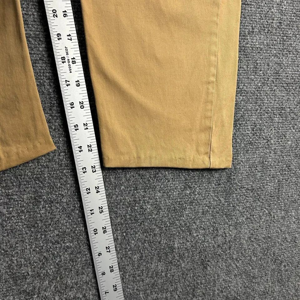 Pull & Bear Pull & Bear Pants Womens 4 Beige Cargo Tapered Chino Capri Size 27" / US 4 / IT 40 - 3 Thumbnail