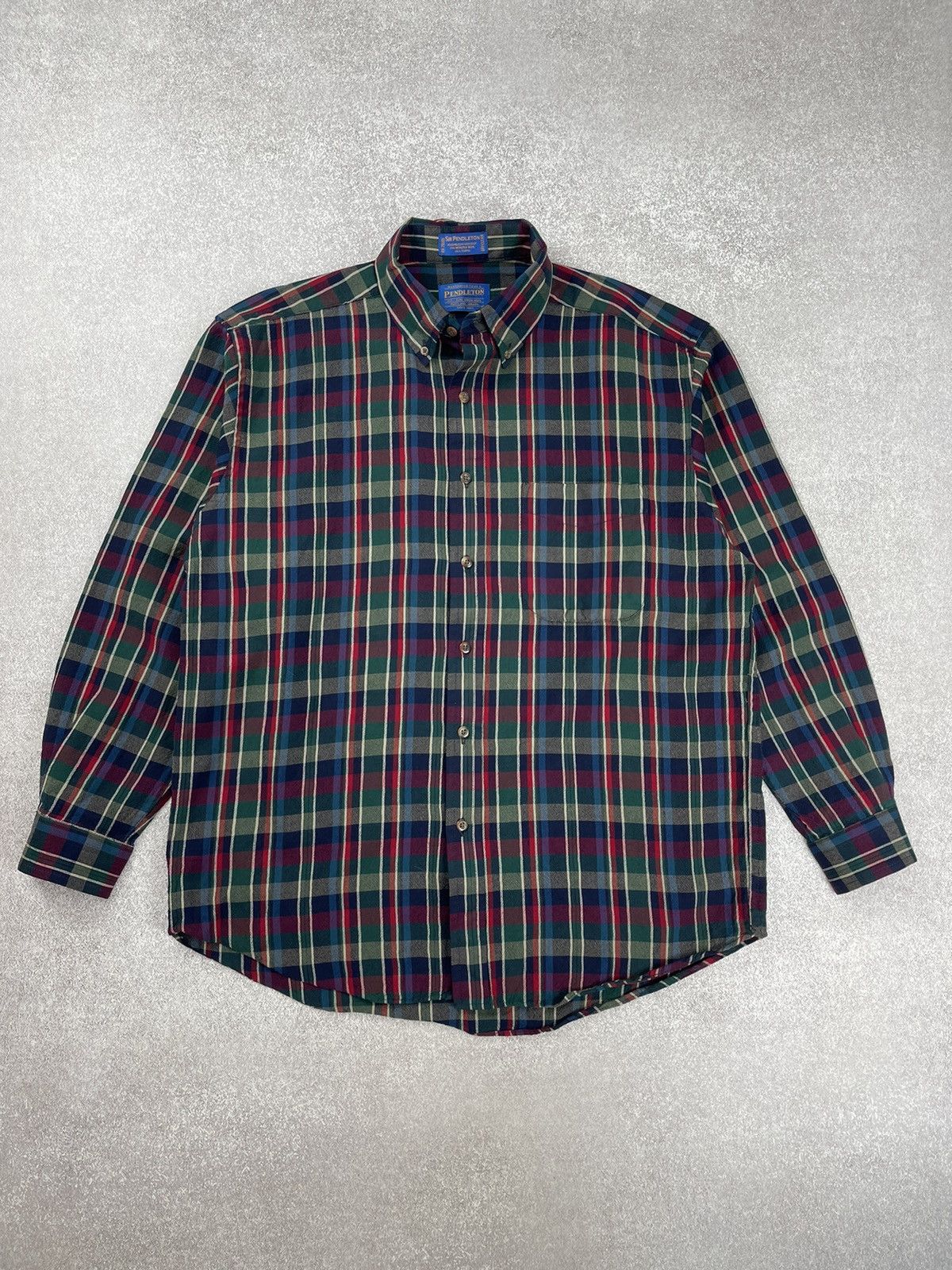 Flannel × Pendleton × Vintage Vintage Pendleton Flannel Wool Western Shirt Size US L / EU 52-54 / 3 - 1 Thumbnail