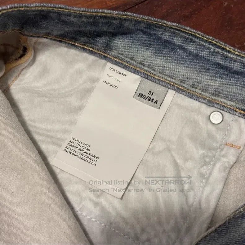 Our Legacy Our Legacy 3D Digital Print Denim Pants Size US 31 - 5 Thumbnail