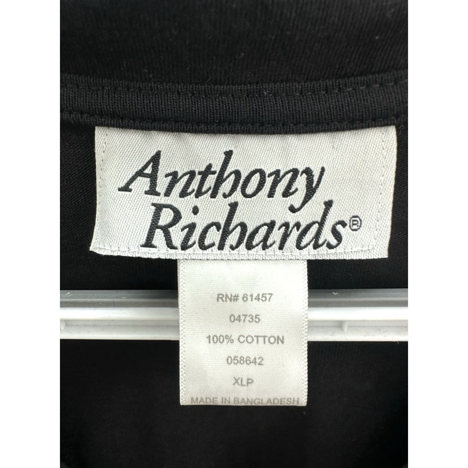 Vintage Anthony Richards Womens Pantset Two Piece Contrast Stripe Black Petite XL Size 40" / US 18 - 4 Thumbnail