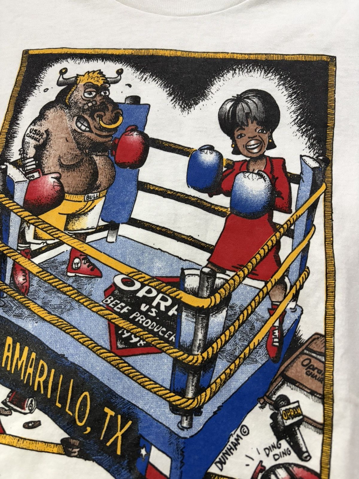 Arts & Science Vintage Oprah vs Beef Producer "What's the beef?" Size US L / EU 52-54 / 3 - 2 Thumbnail