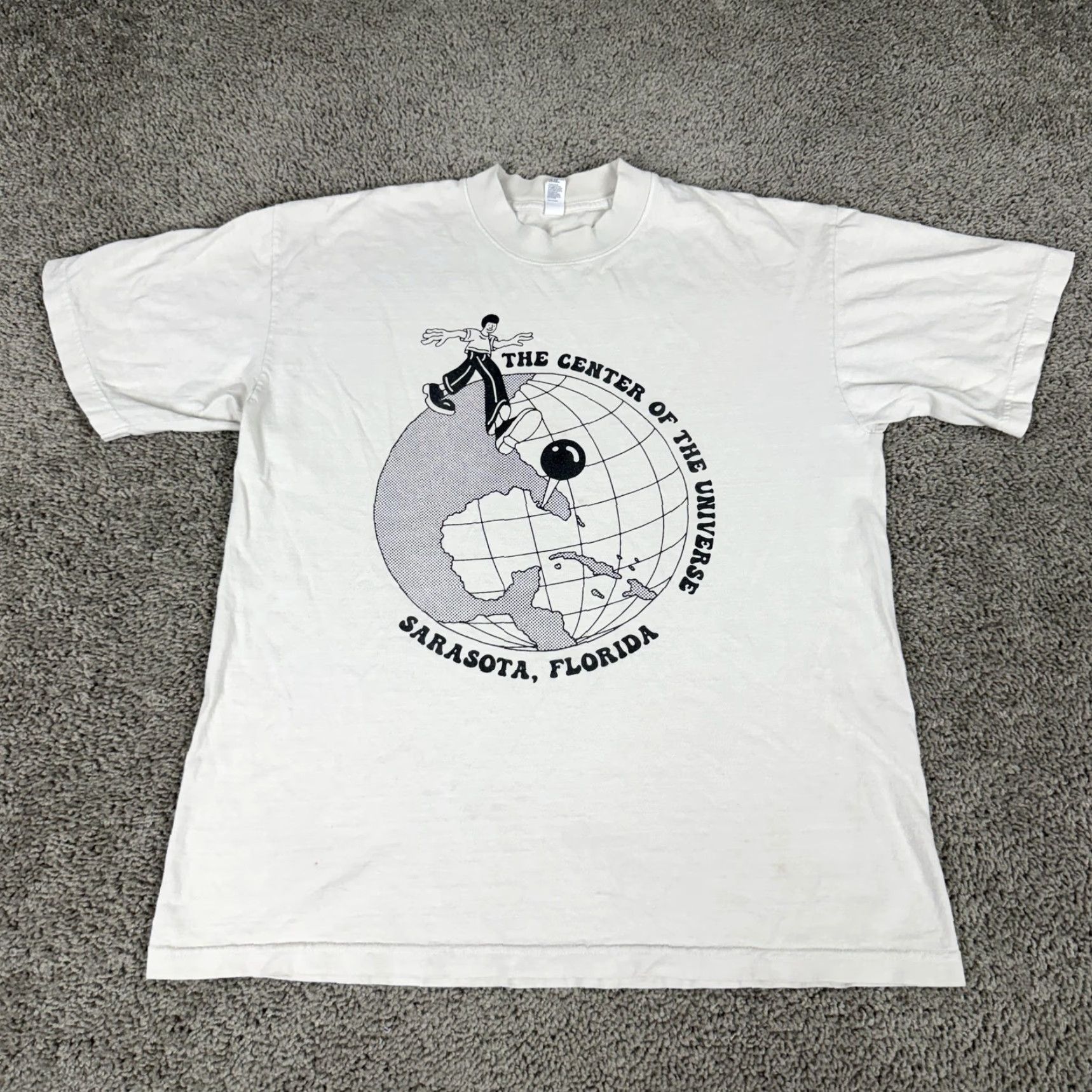 Los Angeles Apparel Los Angeles Apparel Shirt Mens Medium White Project Sarasota Vegan Graphic Tee Size US M / EU 48-50 / 2 - 2 Thumbnail