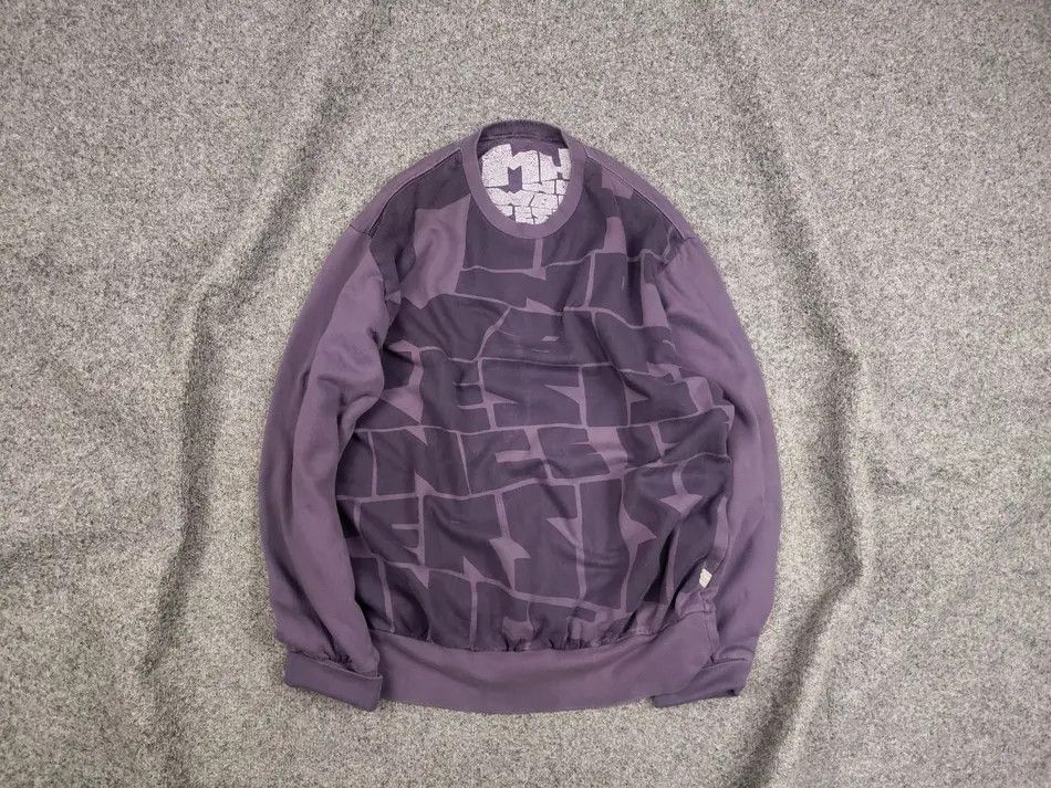 Maharishi Vintage Maharishi Mhi Not War art Logo Purple Sweatshirt Size US XL / EU 56 / 4 - 1 Thumbnail