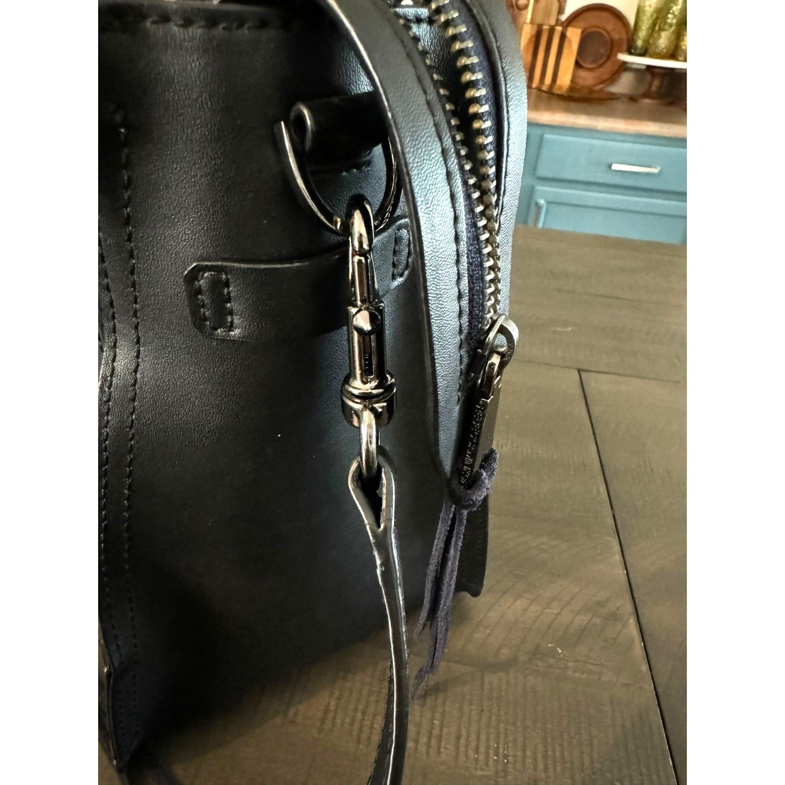 Rebecca Minkoff Rebecca Minkoff Regan Stripe Satchel Size ONE SIZE - 6 Thumbnail