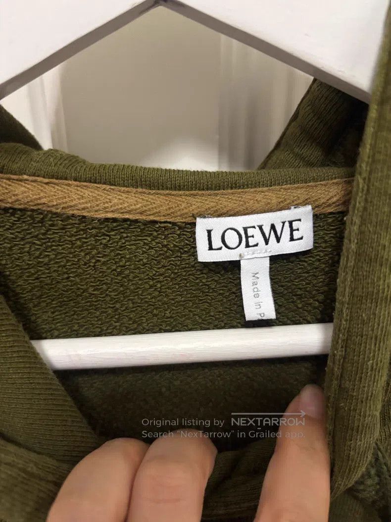 Loewe Loewe Green, hooded sweatshirt Size S / US 4 / IT 40 - 3 Thumbnail
