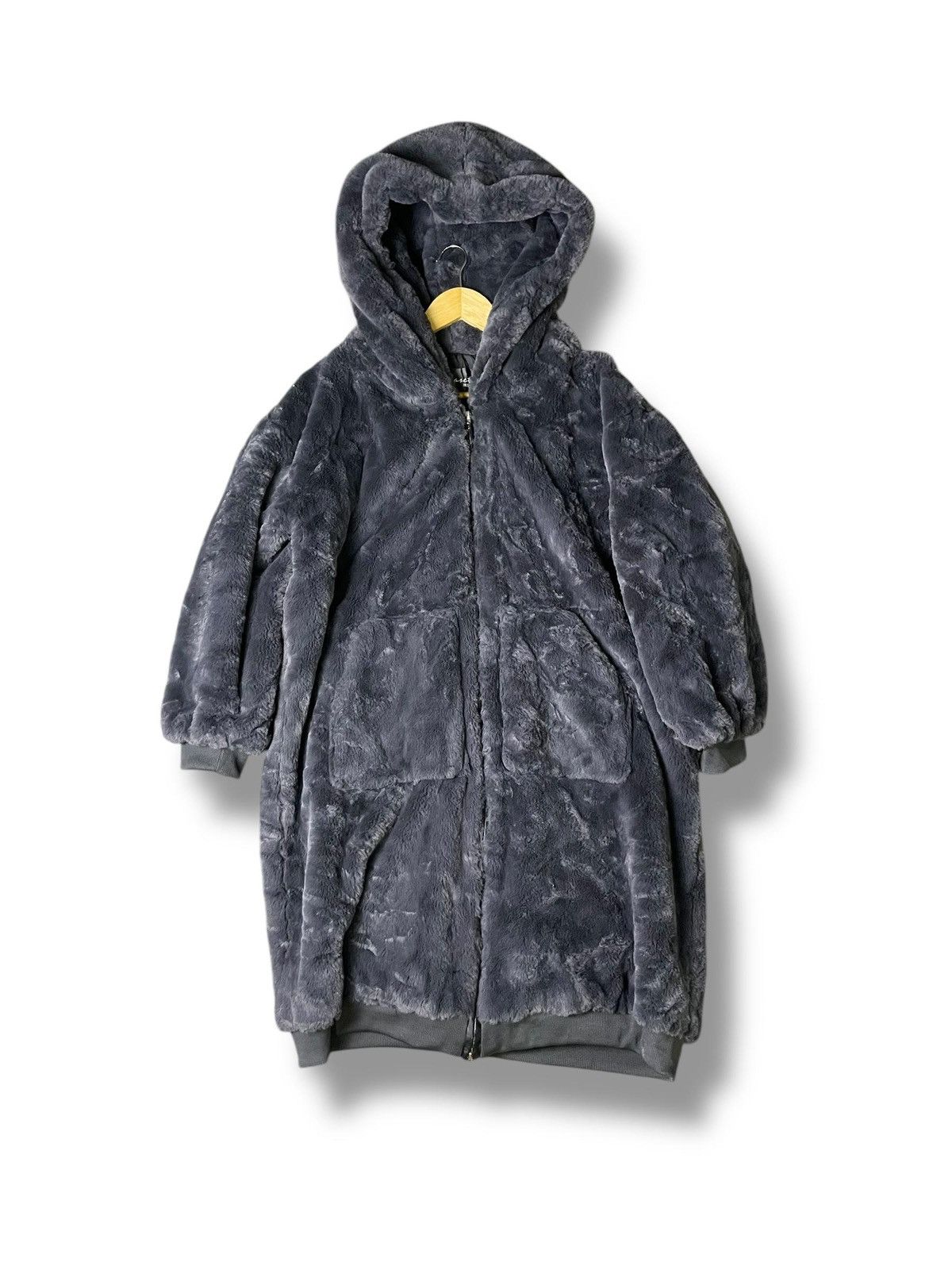 Japanese Brand × Vintage Laseti Faux Fur Coat with Hood (3) Size US L / EU 52-54 / 3 - 2 Thumbnail