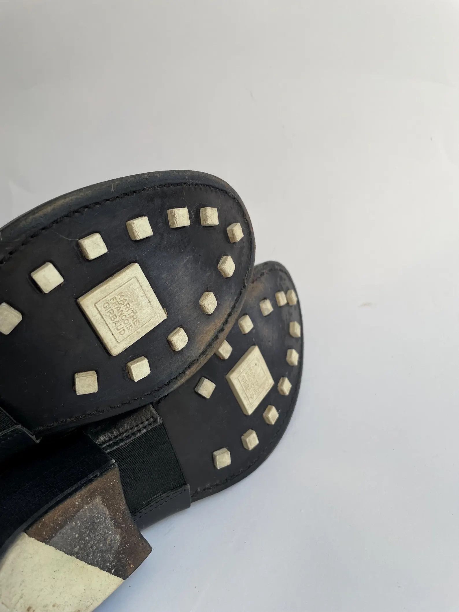Marithe + Francois Girbaud Y2K Marithé François Girbaud Leather Riding Boots Size US 6.5 / IT 36.5 - 8 Thumbnail