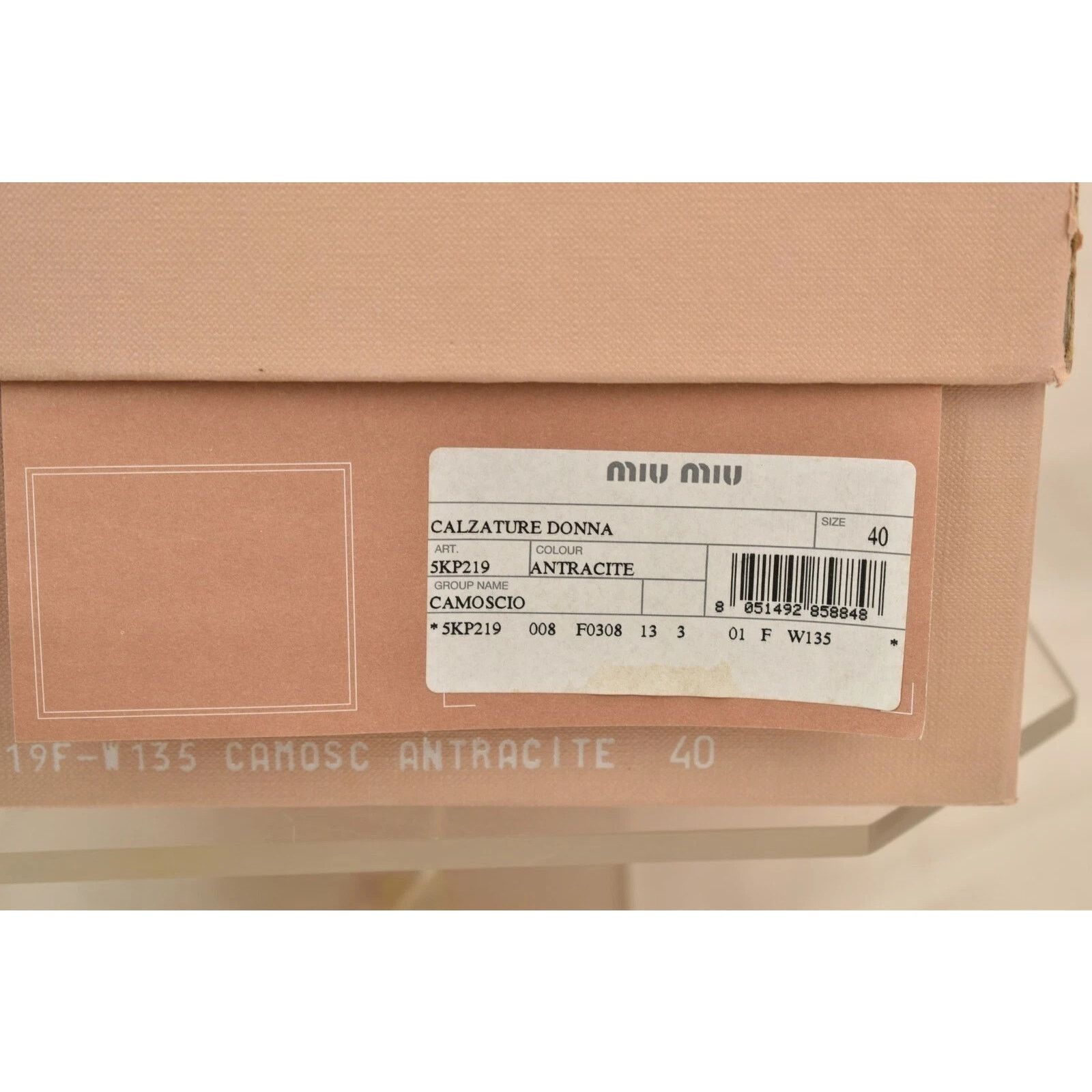 Miu Miu MIU MIU PRADA 5KP219 GRAY SUEDE GLITTER SOLE HEEL PUMPS 40 Size US 10 / IT 40 - 9 Thumbnail