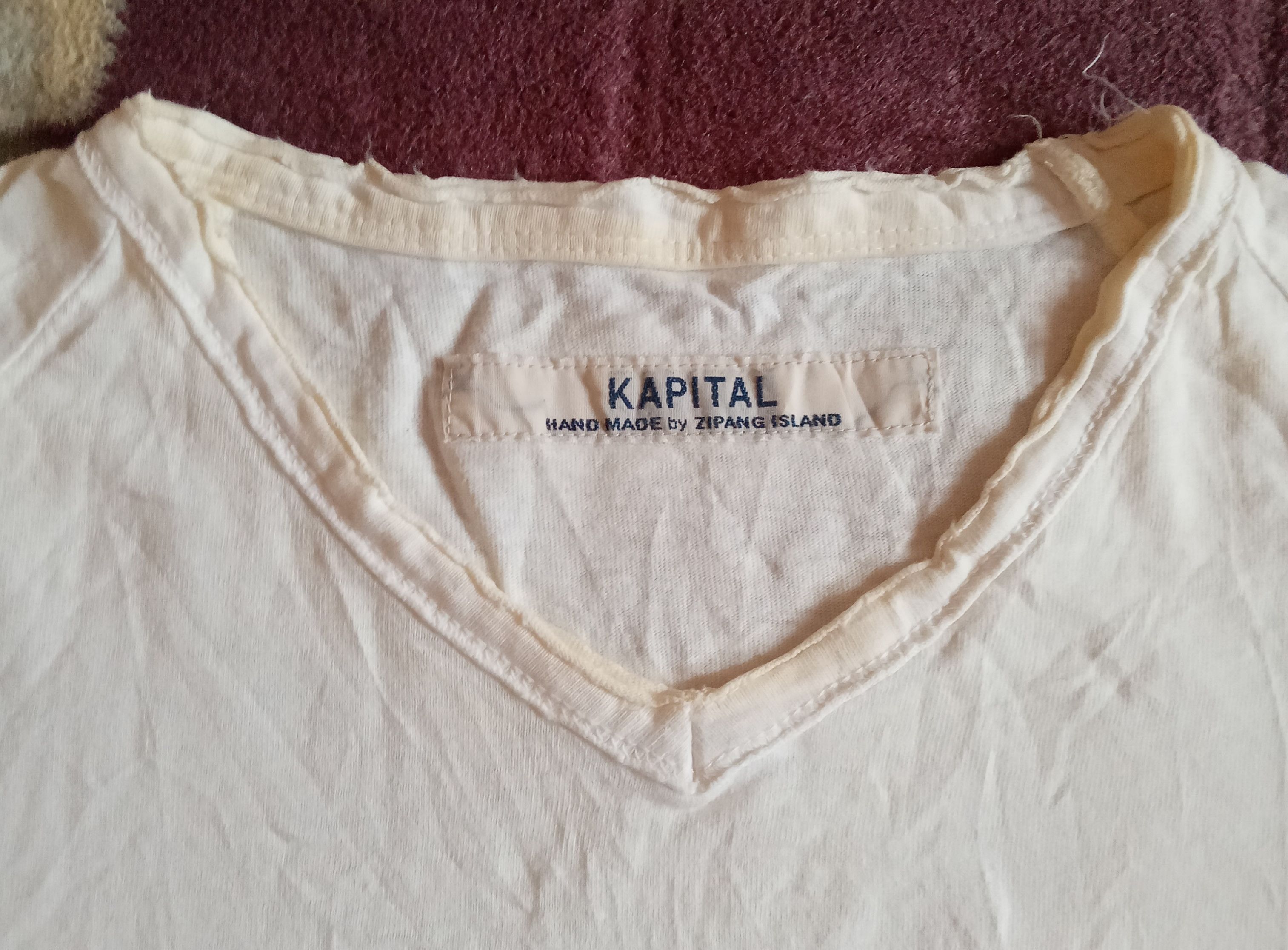 Designer × Kapital Kapital Hand Made By Zipang Island T Shirt Size US L / EU 52-54 / 3 - 8 Thumbnail