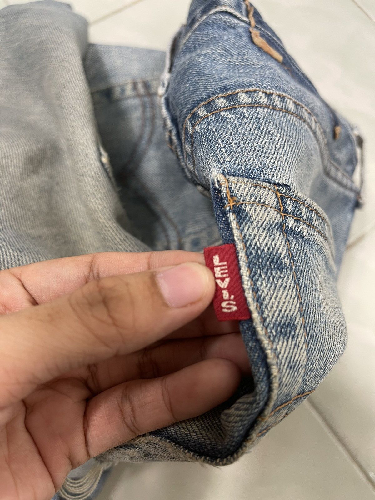 Levi's × Levi's Vintage Clothing Levis Zipper Fly Faded Blue Big E Flare Jeans Size US 30 / EU 46 - 16 Thumbnail