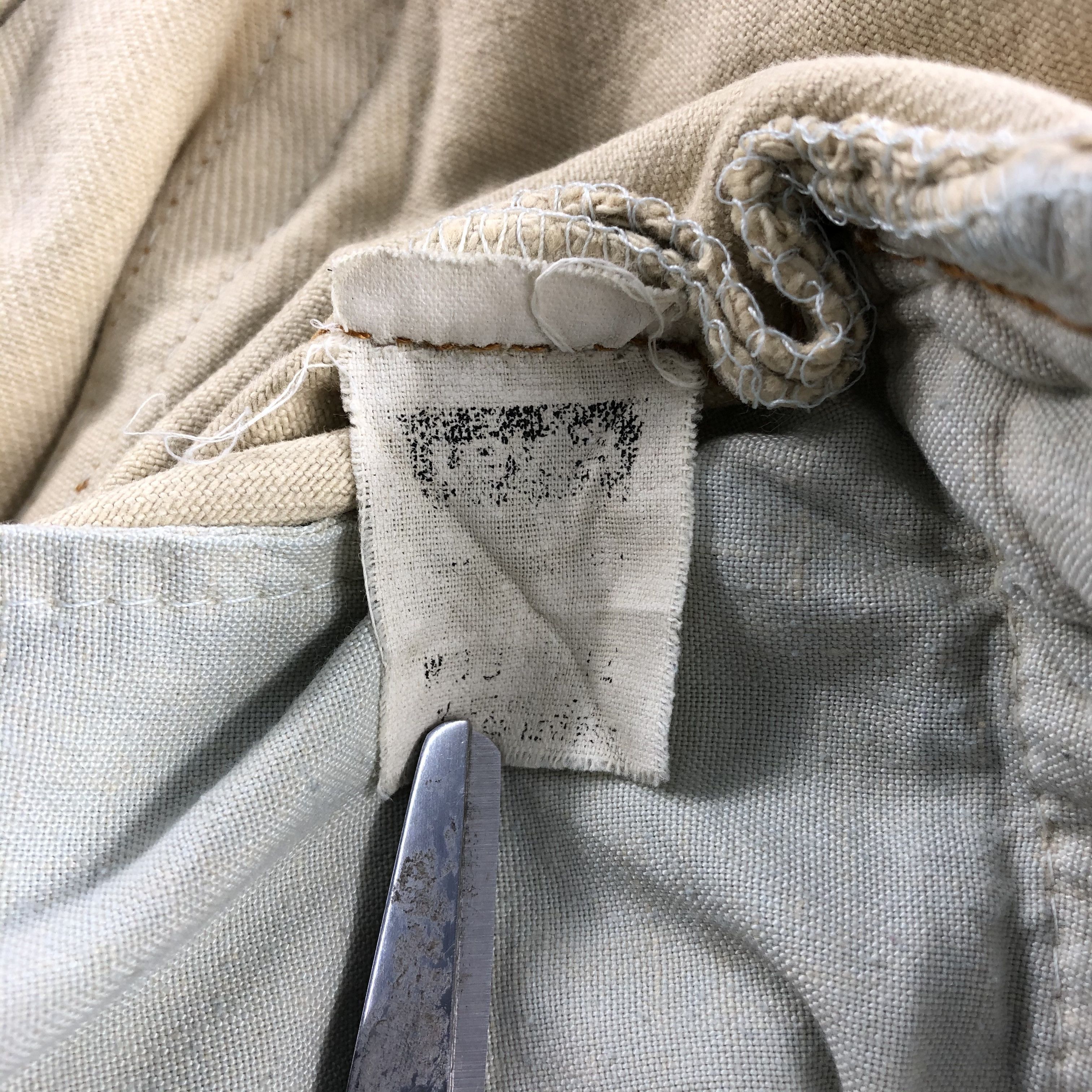 Levi's × Vintage 90s Vintage White Cream Levis 501 Jeans-JM2428 Size US 33 - 15 Thumbnail