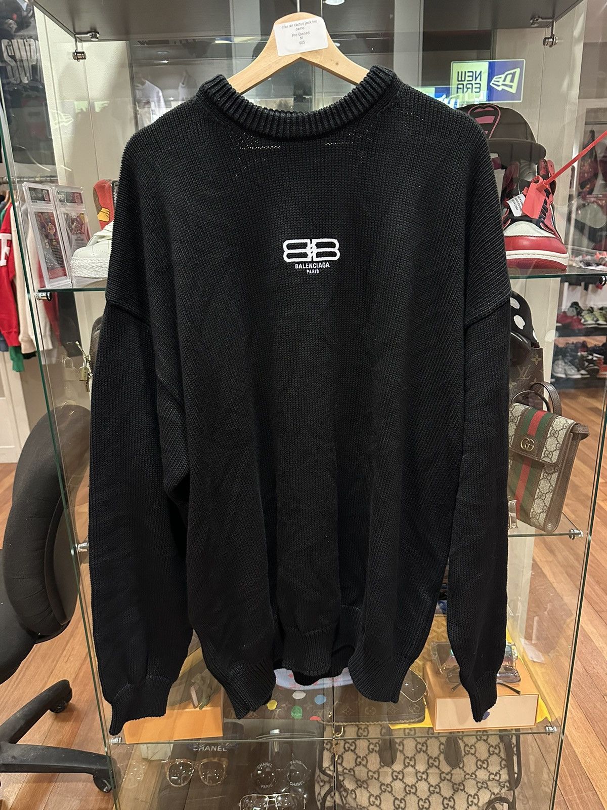 Balenciaga Balenciaga BB icon knit sweater Size US XL / EU 56 / 4 - 1 Thumbnail