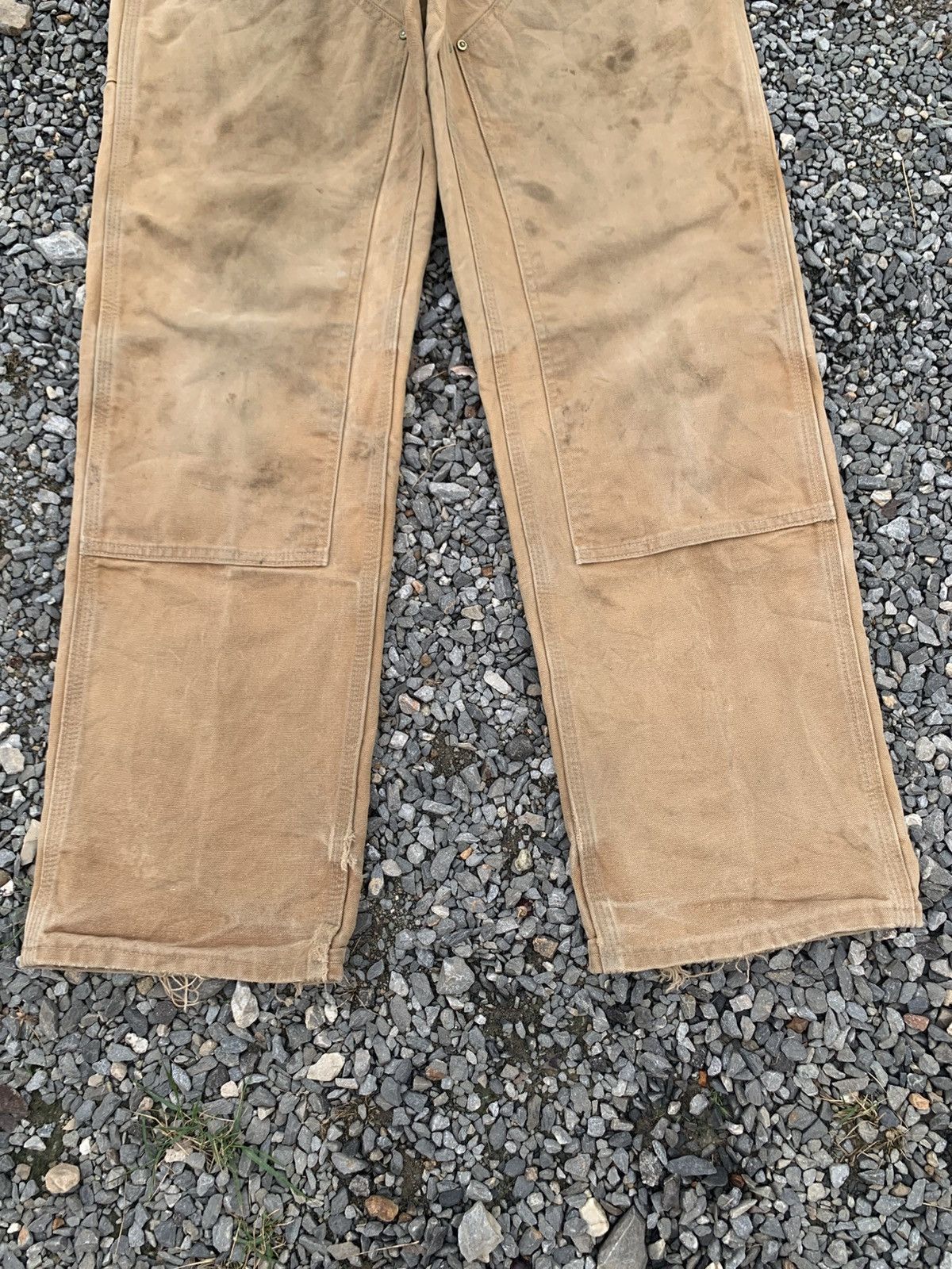 Carhartt VINTAGE CARHART DOUBLE KNEE RUSTY DAMAGE DISTRESSED DENIM Size US 30 / EU 46 - 6 Thumbnail