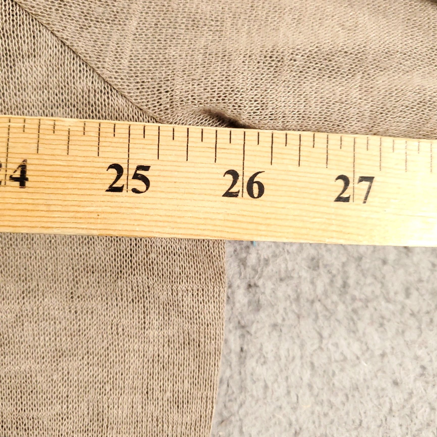 Vintage John Mark Cardigan Womens XL Tan Black Geometric Knit Open Front Flowy Sweater Size XL / US 12-14 / IT 48-50 - 4 Thumbnail