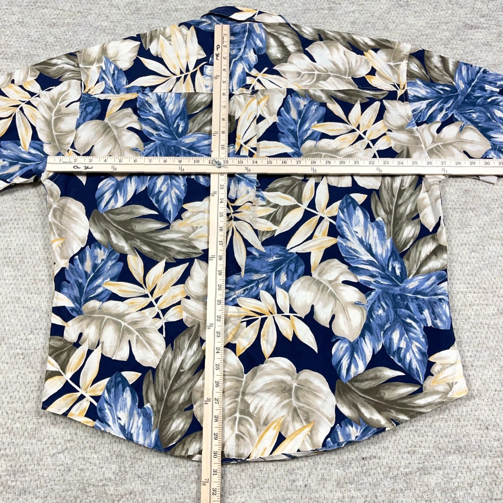 Chaps VINTAGE Chaps Shirt Men XL Blue Floral Hawaiian Button Up 90s Beach Size US XL / EU 56 / 4 - 6 Thumbnail
