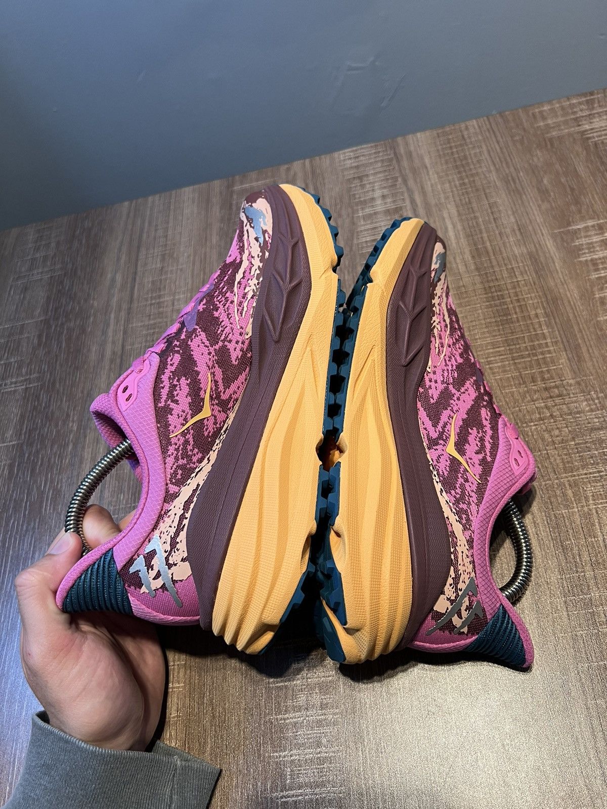Hoka Hoka One One Womens Stinson 7 Pink Shoes Sneakers 7.5 B Size US 7.5 / IT 37.5 - 5 Thumbnail
