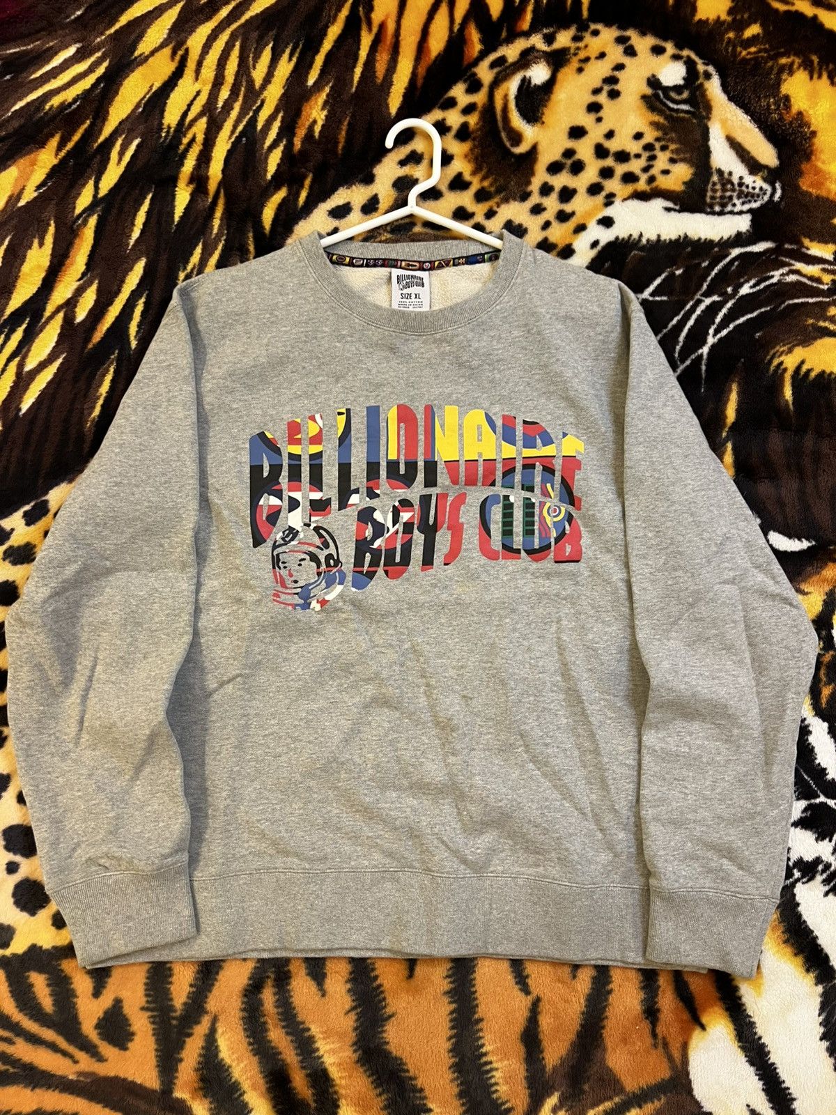 Billionaire Boys Club × Vintage Billionaire Boys Club International Arch Crew Sweatshirt Size US XL / EU 56 / 4 - 1 Thumbnail