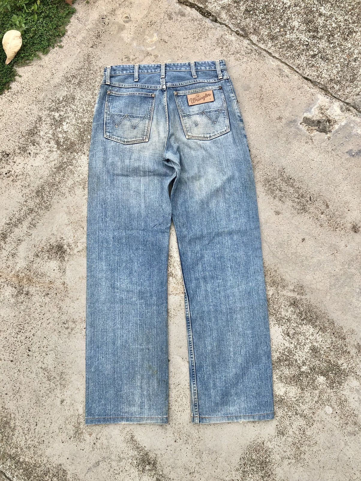 Vintage VINTAGE WRANGLER BLUE BELL SELVEDGE DENIM Size US 31 - 12 Thumbnail