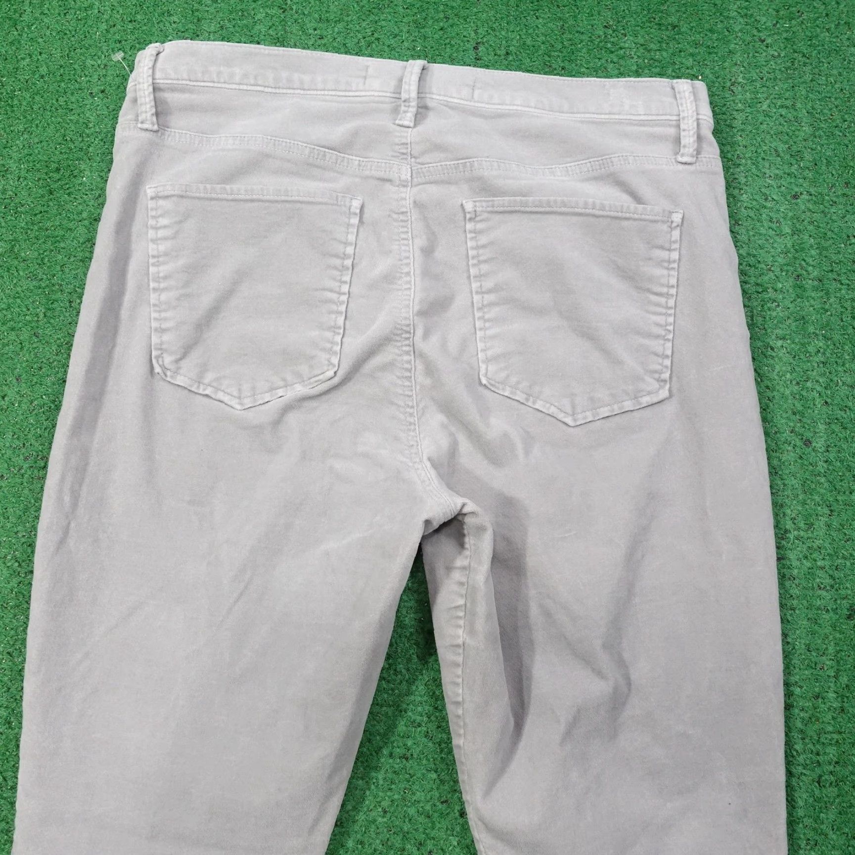 Gap Gap 1969 Jeans Womens 33 Gray True Skinny Super High Rise Stretch Felt Size 24" / US 00 / IT 34 - 5 Thumbnail