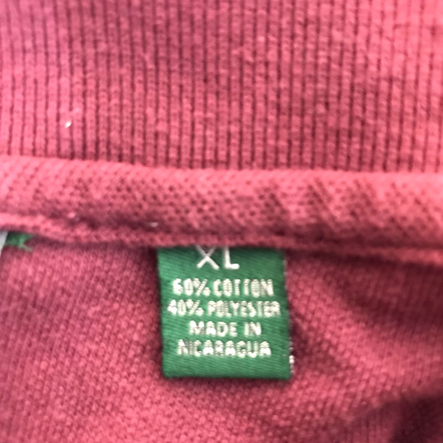 Vintage Camp David Polo Shirt Mens XL Burgandy Short Sleeve Button Knit Cotton Polyester Logo Vintage No Size US XL / EU 56 / 4 - 7 Thumbnail