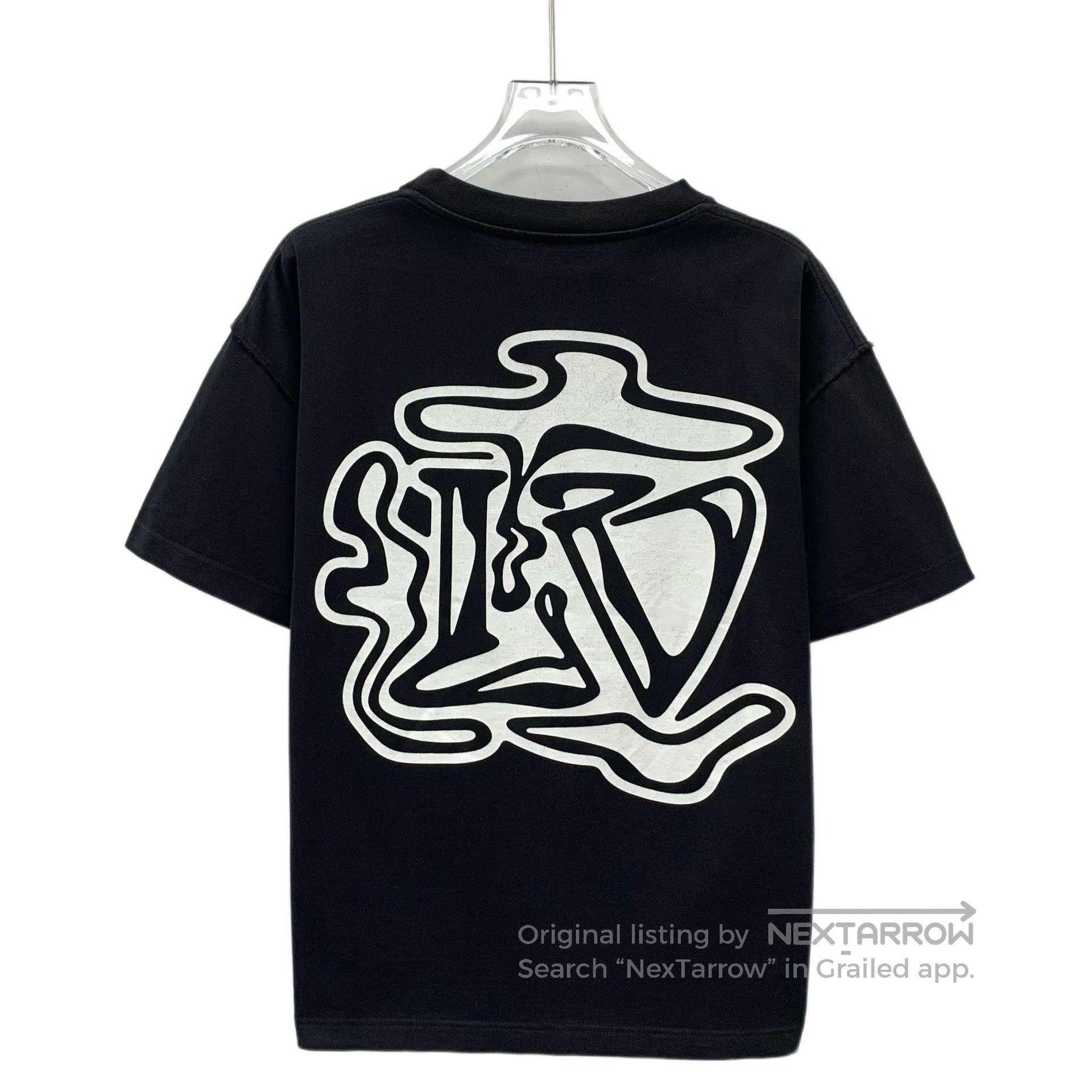Louis Vuitton Louis Vuitton Black Pattern Printed Cotton Crew Neck Short Size US XS / EU 42 / 0 - 2 Thumbnail
