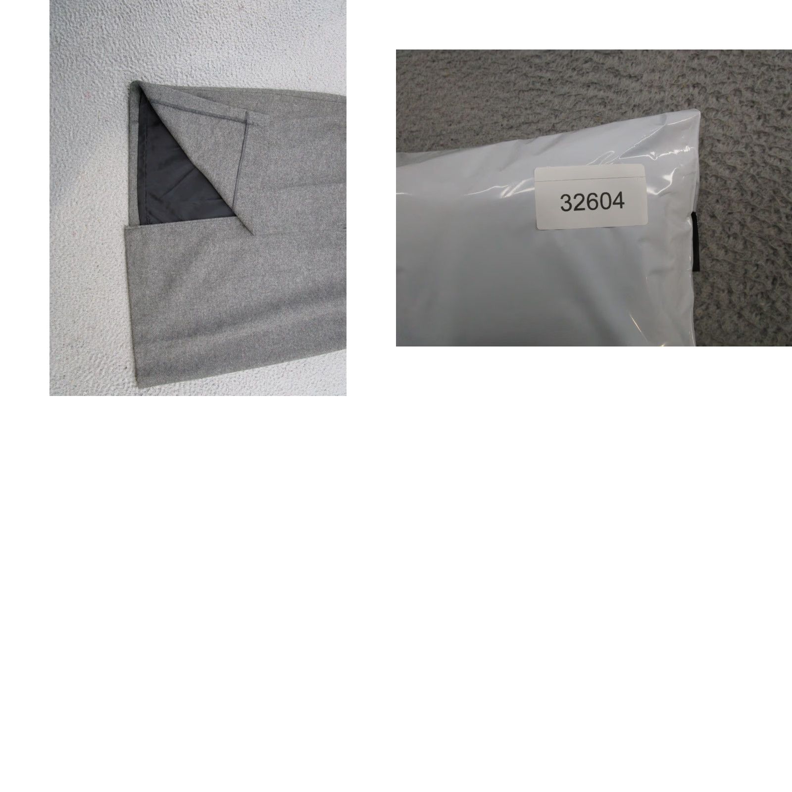 Vintage Cathy Daniels Gray Skirt Knee Length 100% Wool Size 16 Vintage 90s Preppy Women’s Slit Pencil Knit Cap Back Slit Dry Clean Only Size 38" / US 16 / IT 52 - 8 Thumbnail