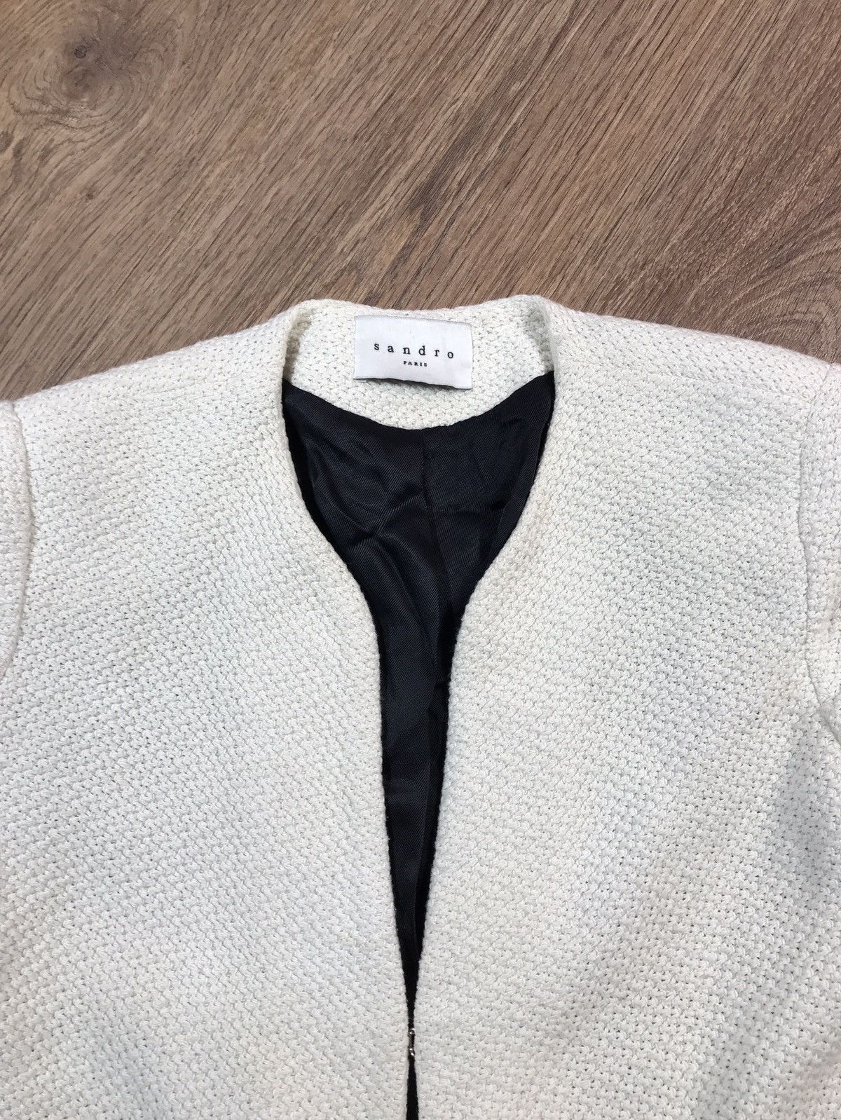 Sandro × Vintage Sandro Paris Jacket Size S / US 4 / IT 40 - 6 Thumbnail