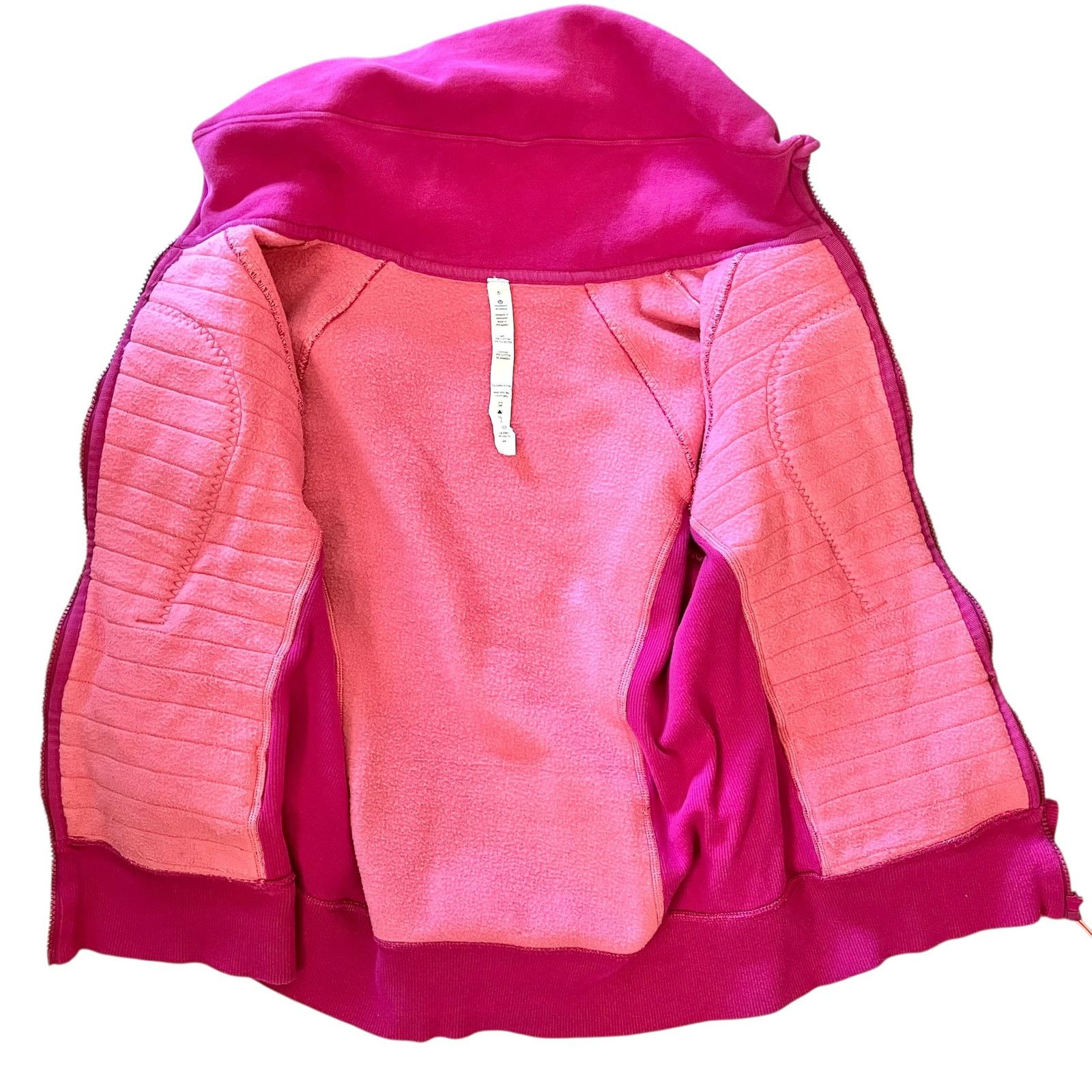 Lululemon Lululemon Calm & Cozy Raspberry / Guava Lava Jacket Size 6 Size M / US 6-8 / IT 42-44 - 3 Thumbnail