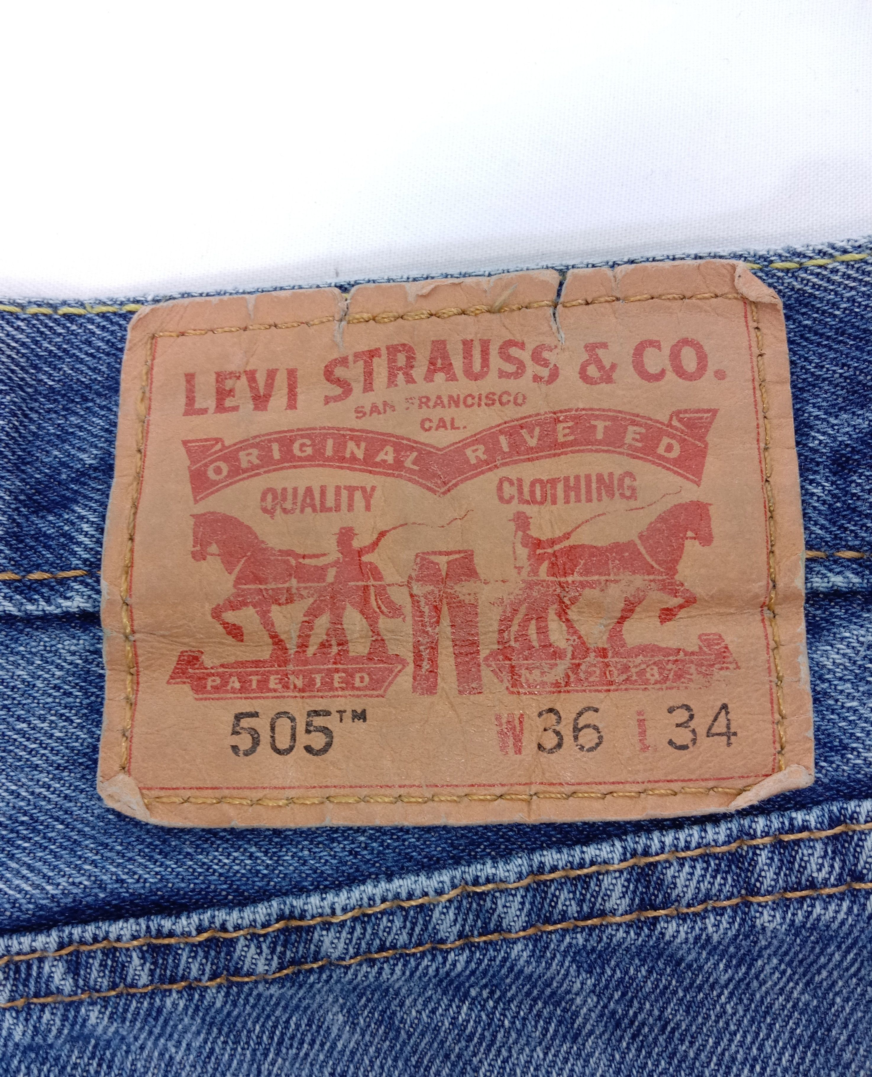 Levi's Vintage Levi's 505 Jeans Regular Fit Denim Size US 36 / EU 52 - 14 Thumbnail