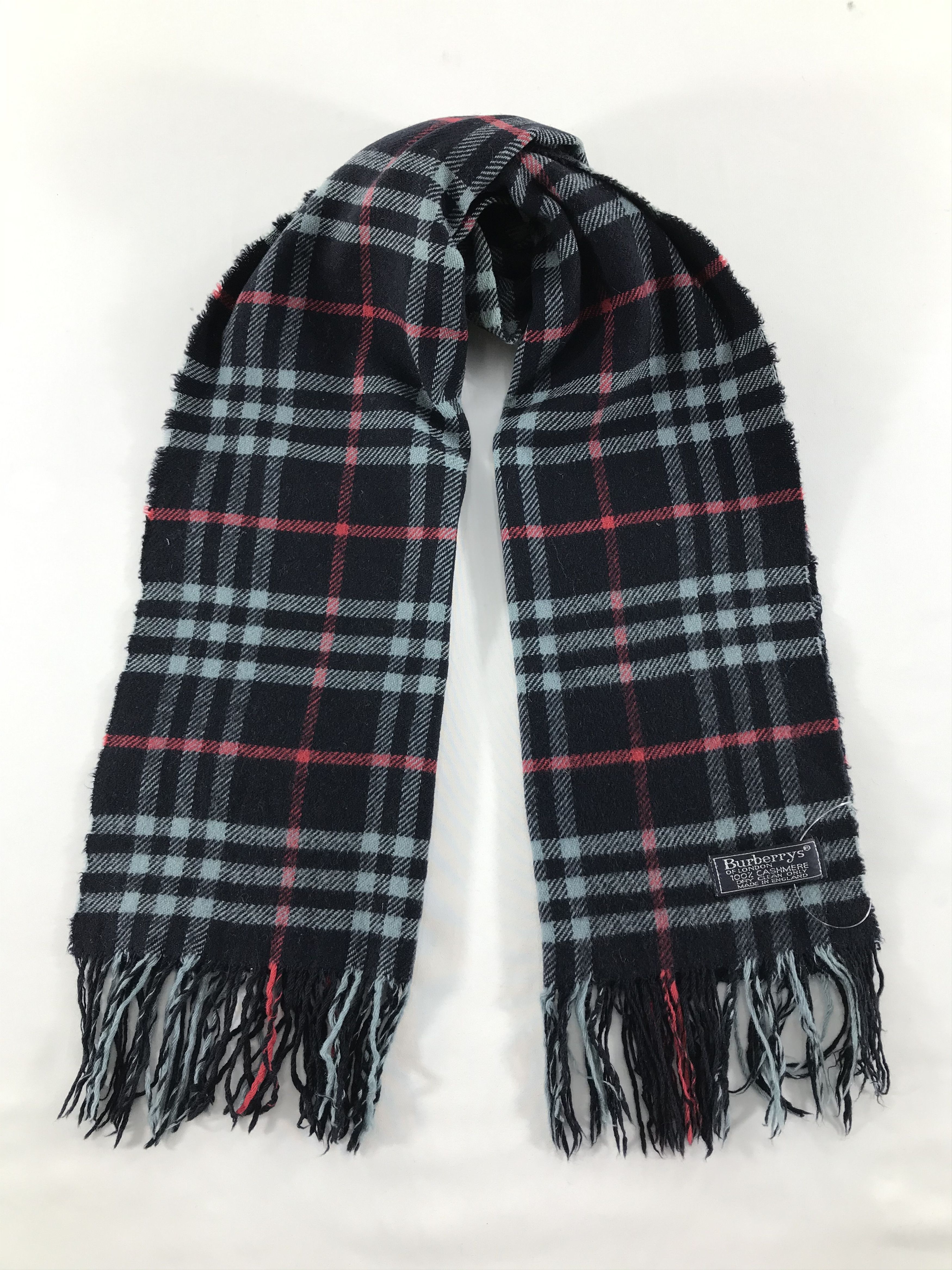 Burberry Vintage Burberry Scarf/Muffler/Neckwear MF1506 Size ONE SIZE - 1 Thumbnail