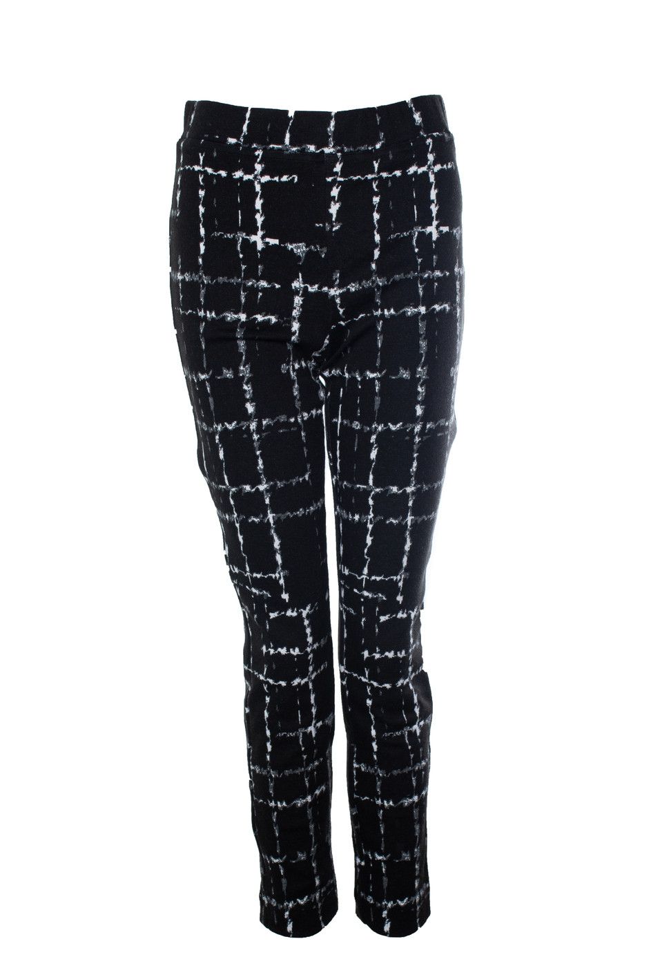 Joseph Ribkoff Joseph Ribkoff, black and white graphic legging Size 26" / US 2 / IT 38 - 1 Thumbnail