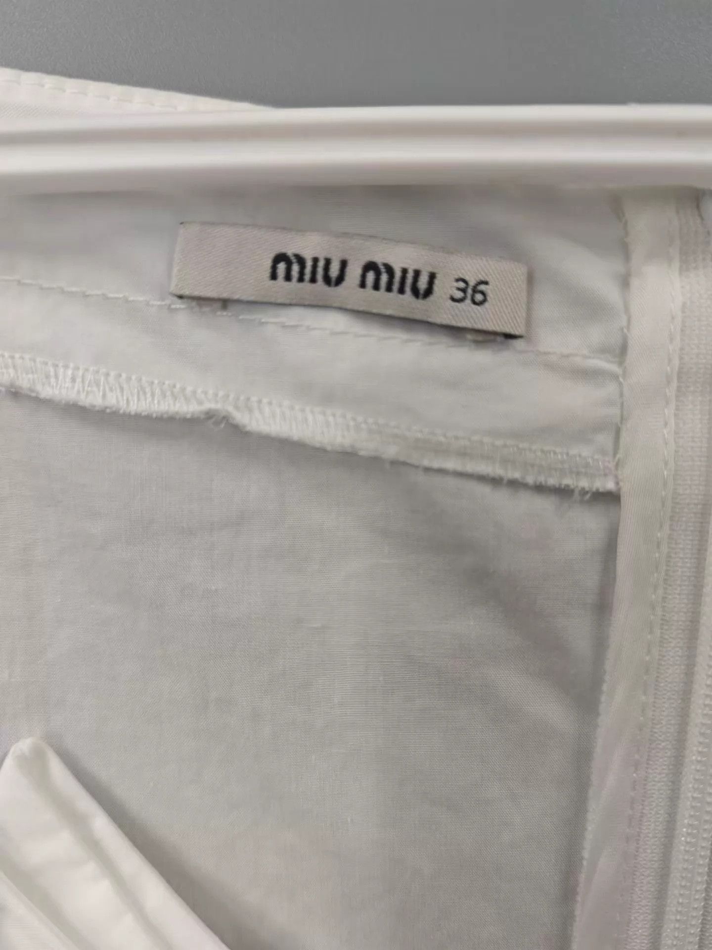 Miu Miu MIU MIU white women's dress 36 99 Size XS / US 0-2 / IT 36-38 - 3 Thumbnail