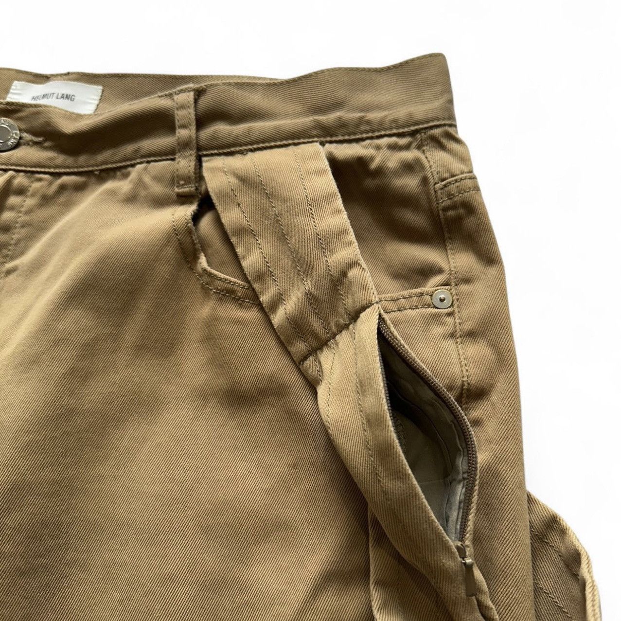 Helmut Lang Helmut Lang Pocket Strap Short in Khaki- Size 38 Size US 38 / EU 54 - 5 Thumbnail
