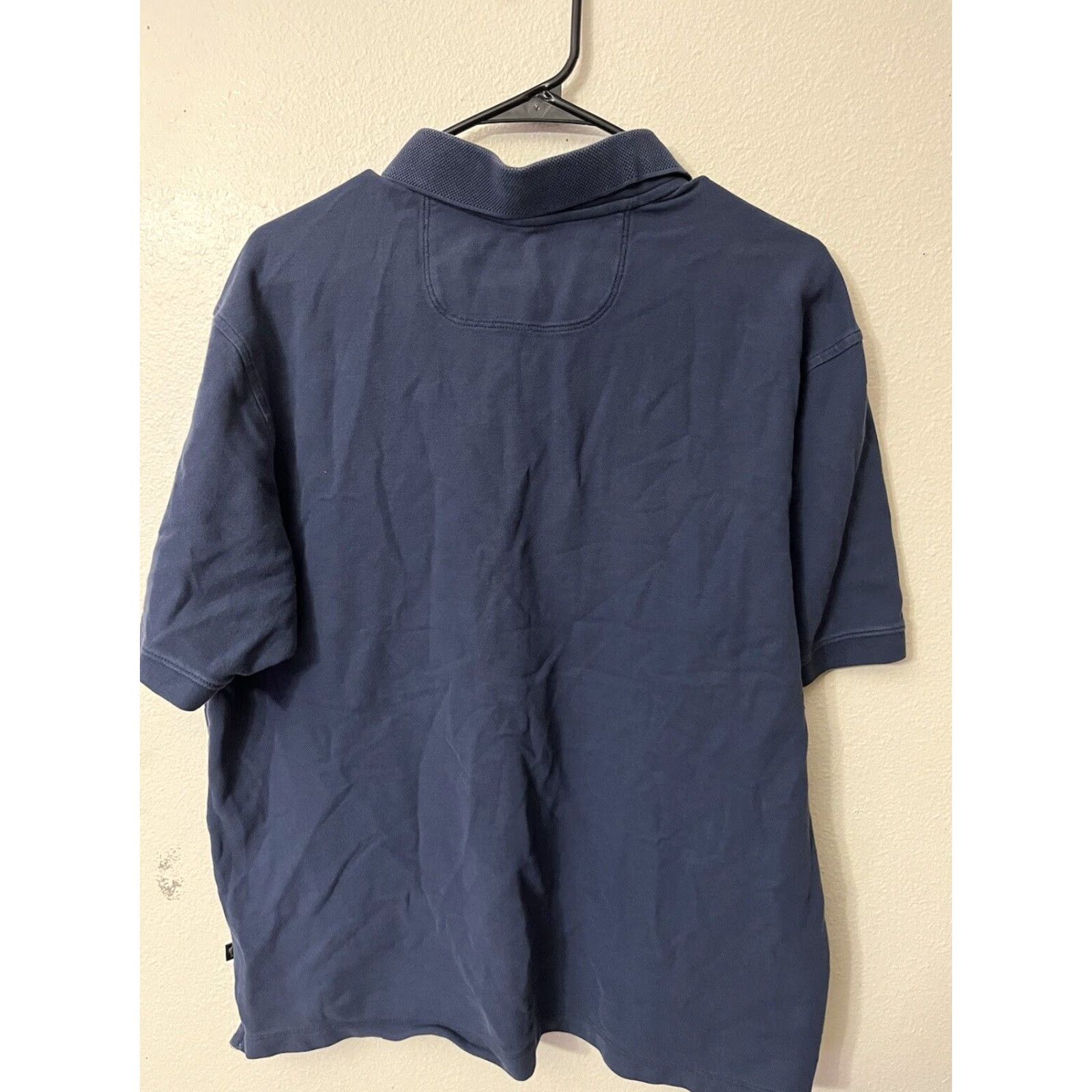 Tommy Bahama Tommy Bahama Cotton Polo Blue Solid Men’s XL Sz Size US XL / EU 56 / 4 - 3 Thumbnail