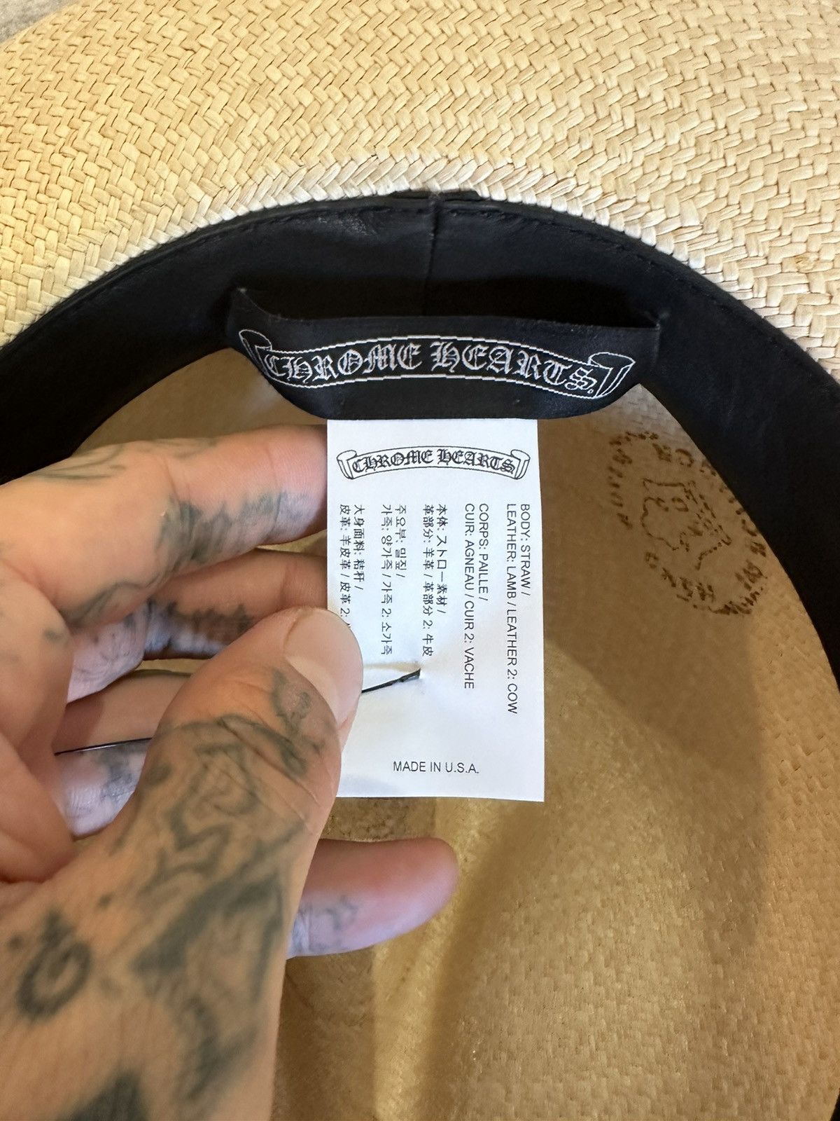 CHROME HEARTS EUROPEAN MAFIA GUNSLINGER HAT FEDORA 4Gseller